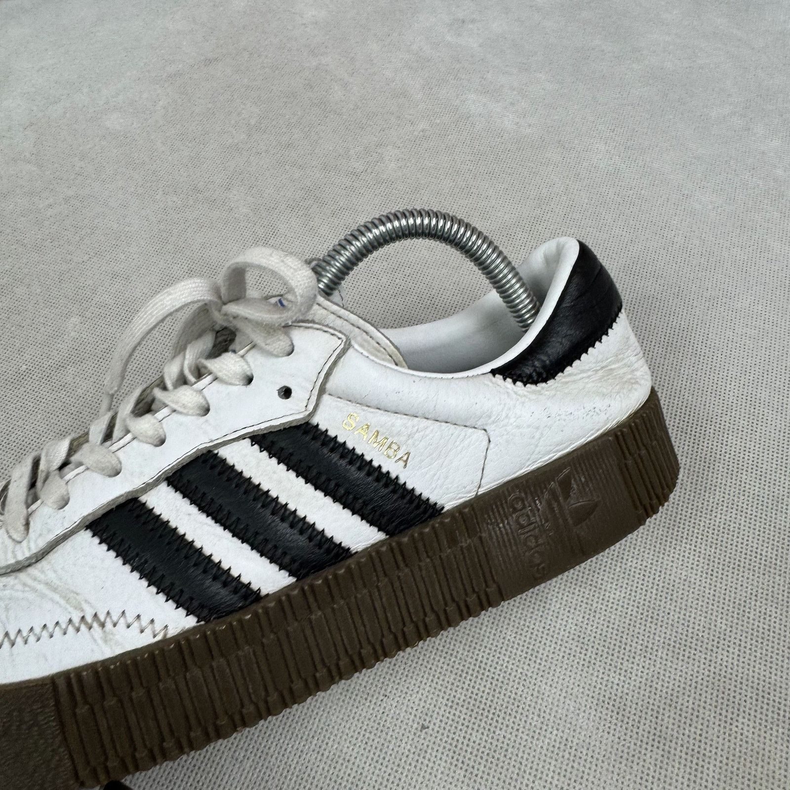 Adidas Adidas Sambarose AQ1134 Womens Cloud White Sneaker Shoes 9.5 Size US 9.5 / IT 39.5 - 10 Thumbnail