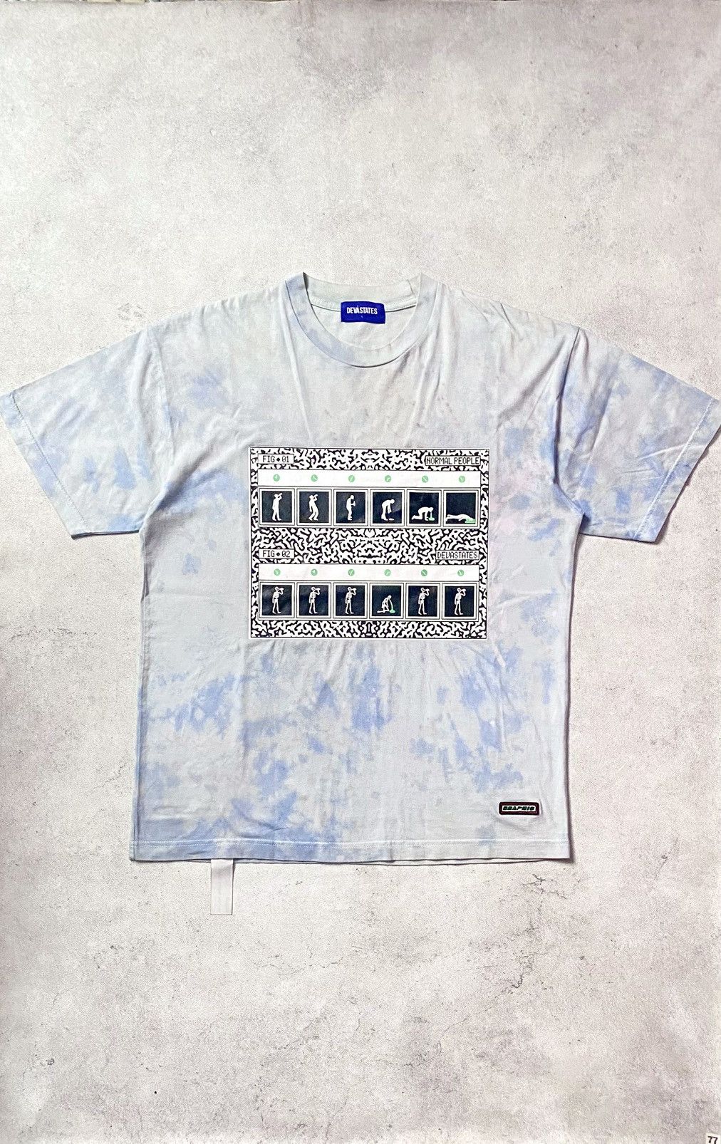 DEVA STATES DEVA STATES RITUAL BLEACHED BLUE TSHIRT Size US L / EU 52-54 / 3 - 1 Thumbnail