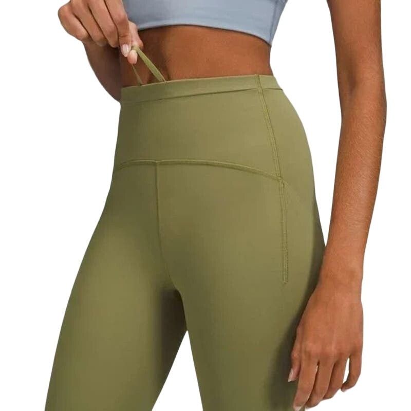 Lululemon LULULEMON Green Swift Speed High-Rise Crop 21" Leggings Size 28" / US 6 / IT 42 - 2 Thumbnail