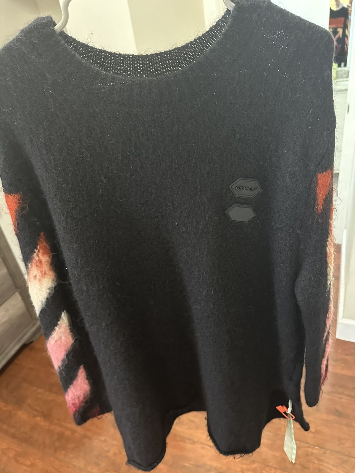 Off-White Off white knitted sweater Size XL / US 12-14 / IT 48-50 - 1 Thumbnail