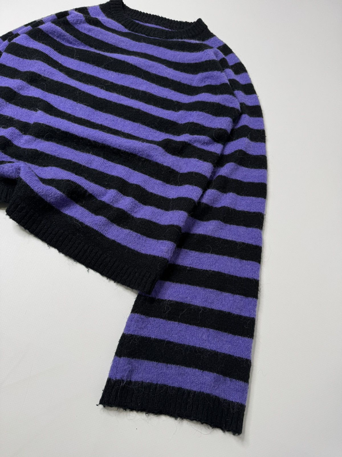 Seditionaries Vintage avant garde purple striped knit sweater marni swag Size US S / EU 44-46 / 1 - 3 Thumbnail