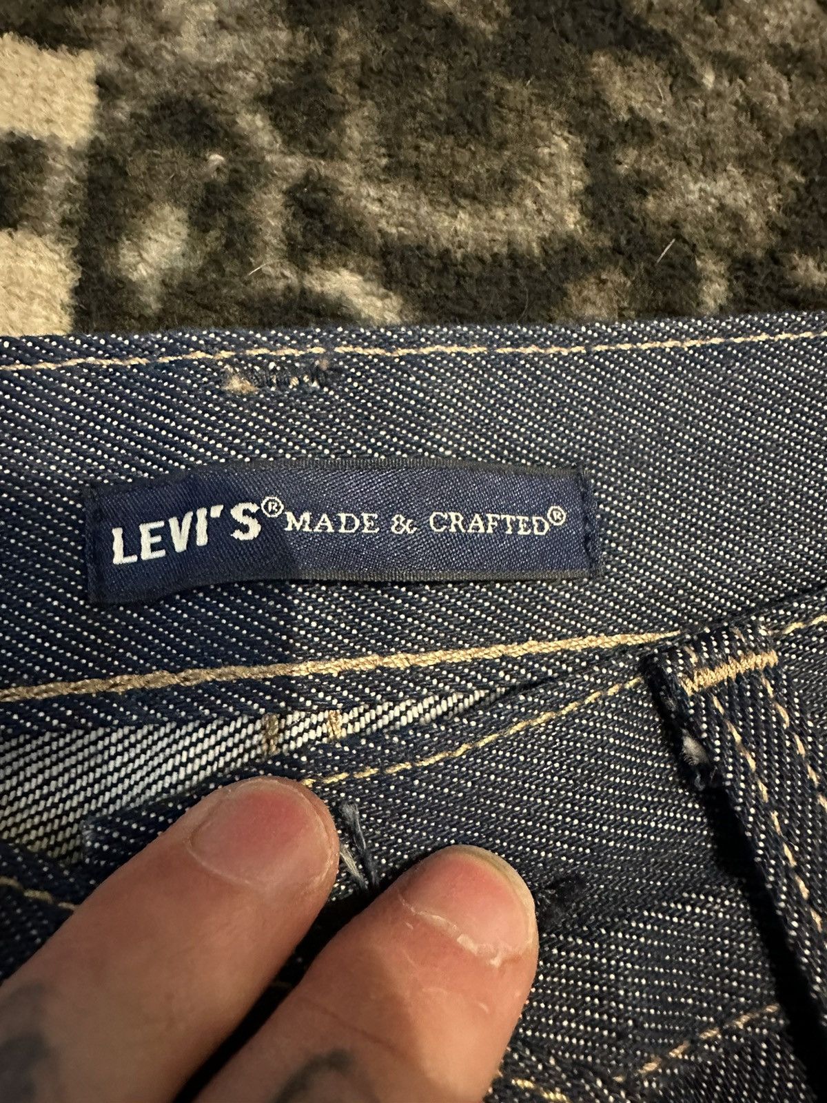 Levi's Levis 501 blue tab organic cotton blend Size US 30 / EU 46 - 4 Thumbnail