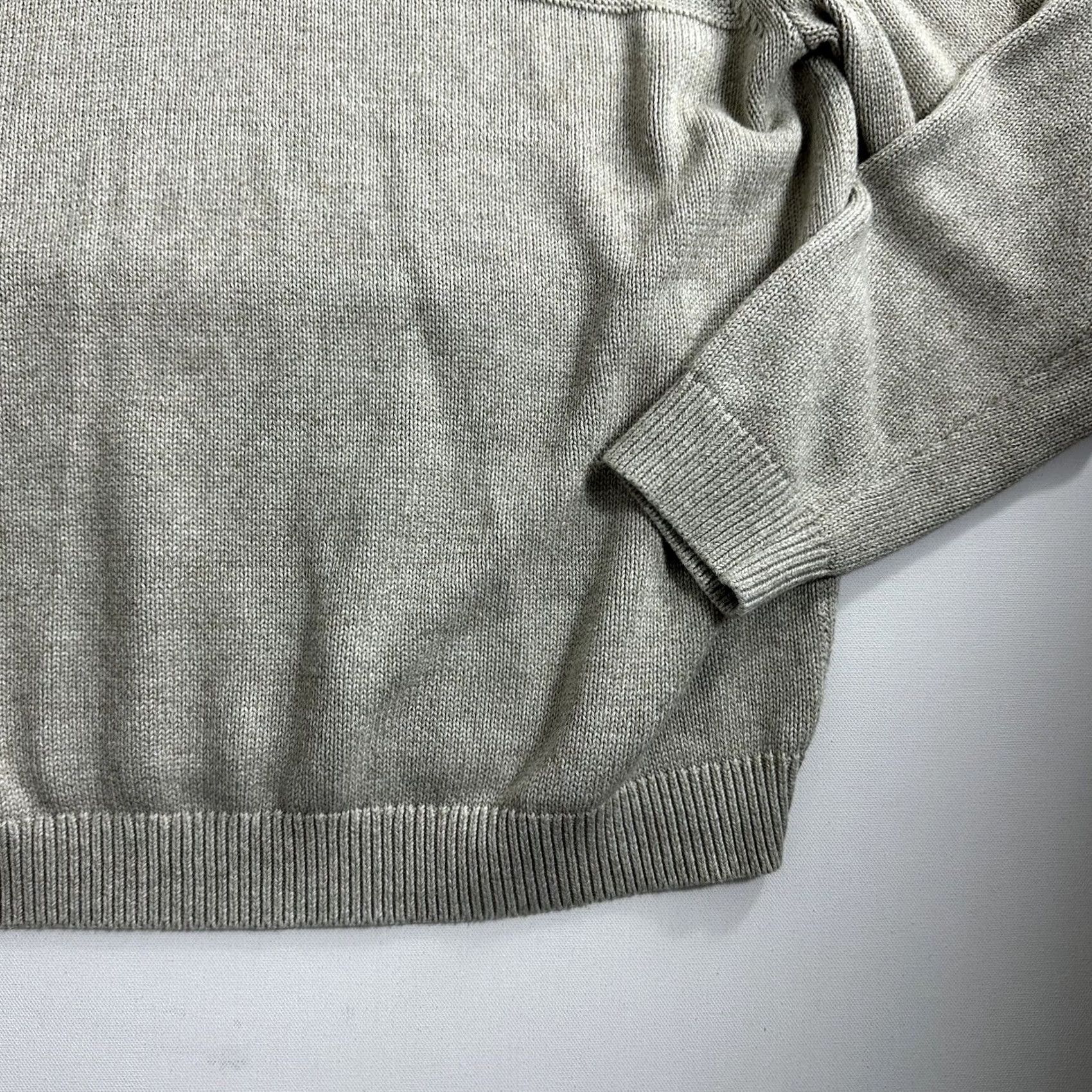Tommy Bahama Tommy Bahama Sorrento Beach Button Mock Sweater Mens Size XL Beige Cable Knit Size US XL / EU 56 / 4 - 4 Thumbnail