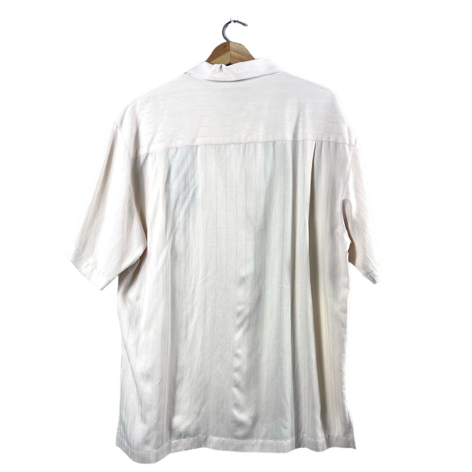 Vintage Limited Edition Fine Silk Men's Luau Button Front Shirt L Size US L / EU 52-54 / 3 - 3 Thumbnail