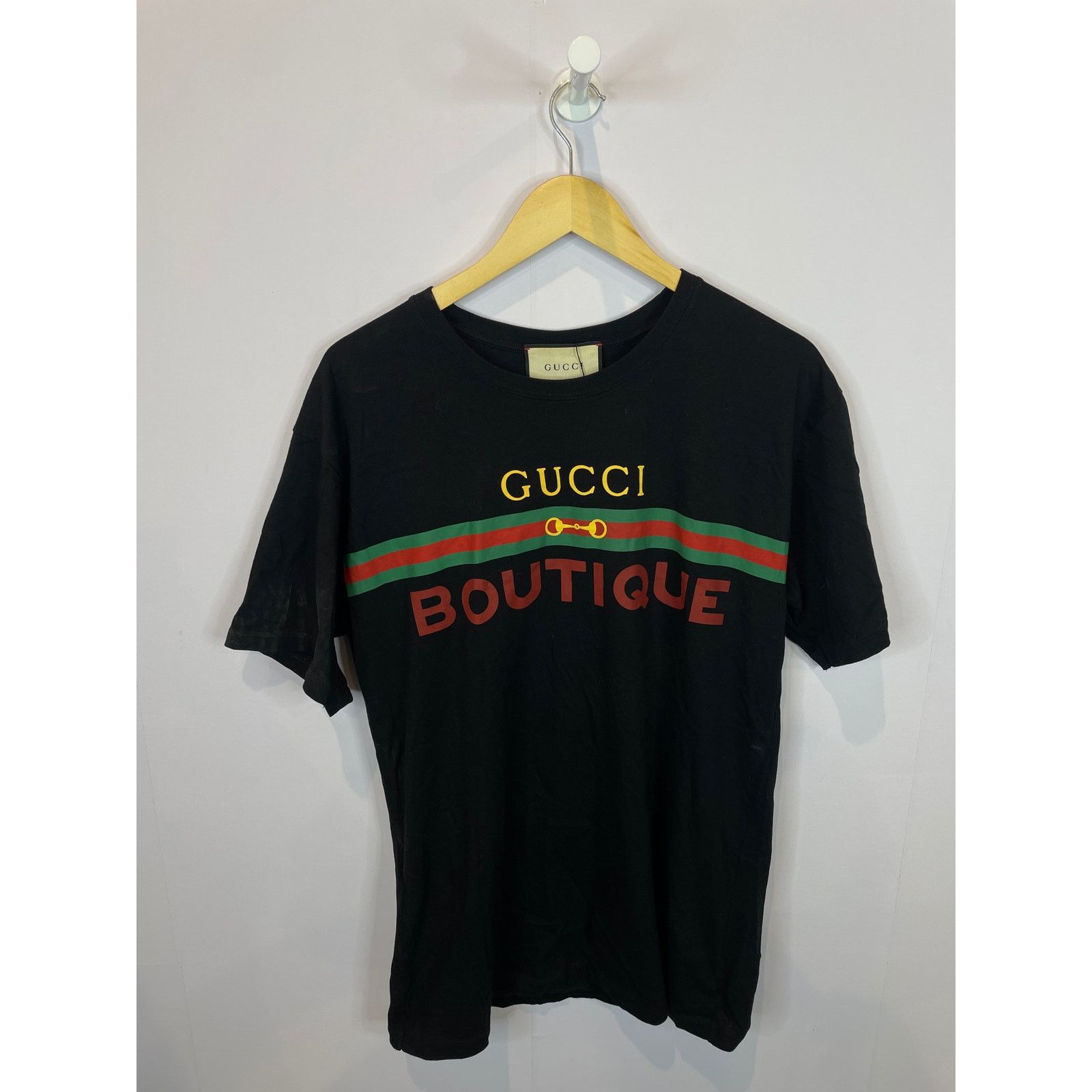 Gucci Gucci Boutique Tee Black Used Large Size US L / EU 52-54 / 3 - 2 Thumbnail