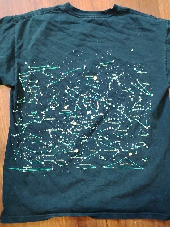 Other Vintage Heavenly Bodies Stars Constellation T-Shirt Size US M / EU 48-50 / 2 - 5 Thumbnail