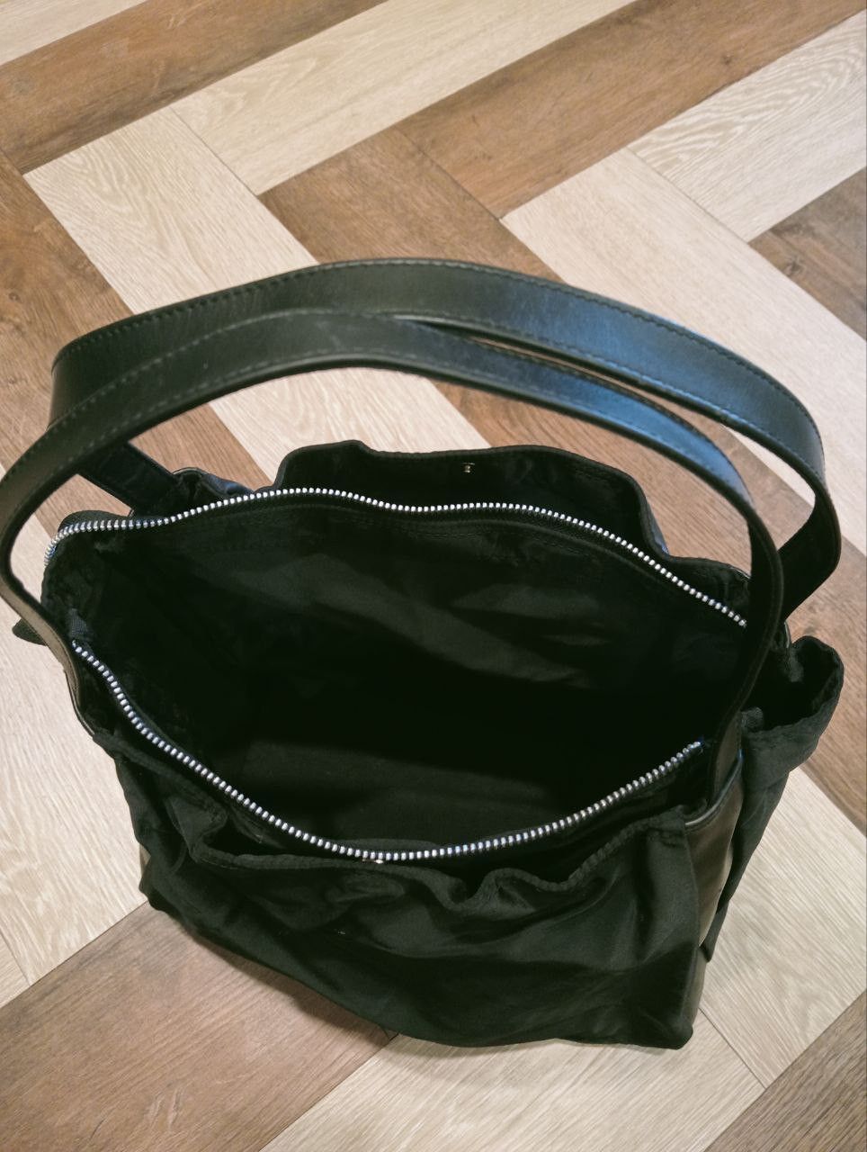 Yohji Yamamoto YOHJI YAMAMOTO Y'SACCS LEATHER + CANVAS TOTE BAG Size ONE SIZE - 11 Thumbnail