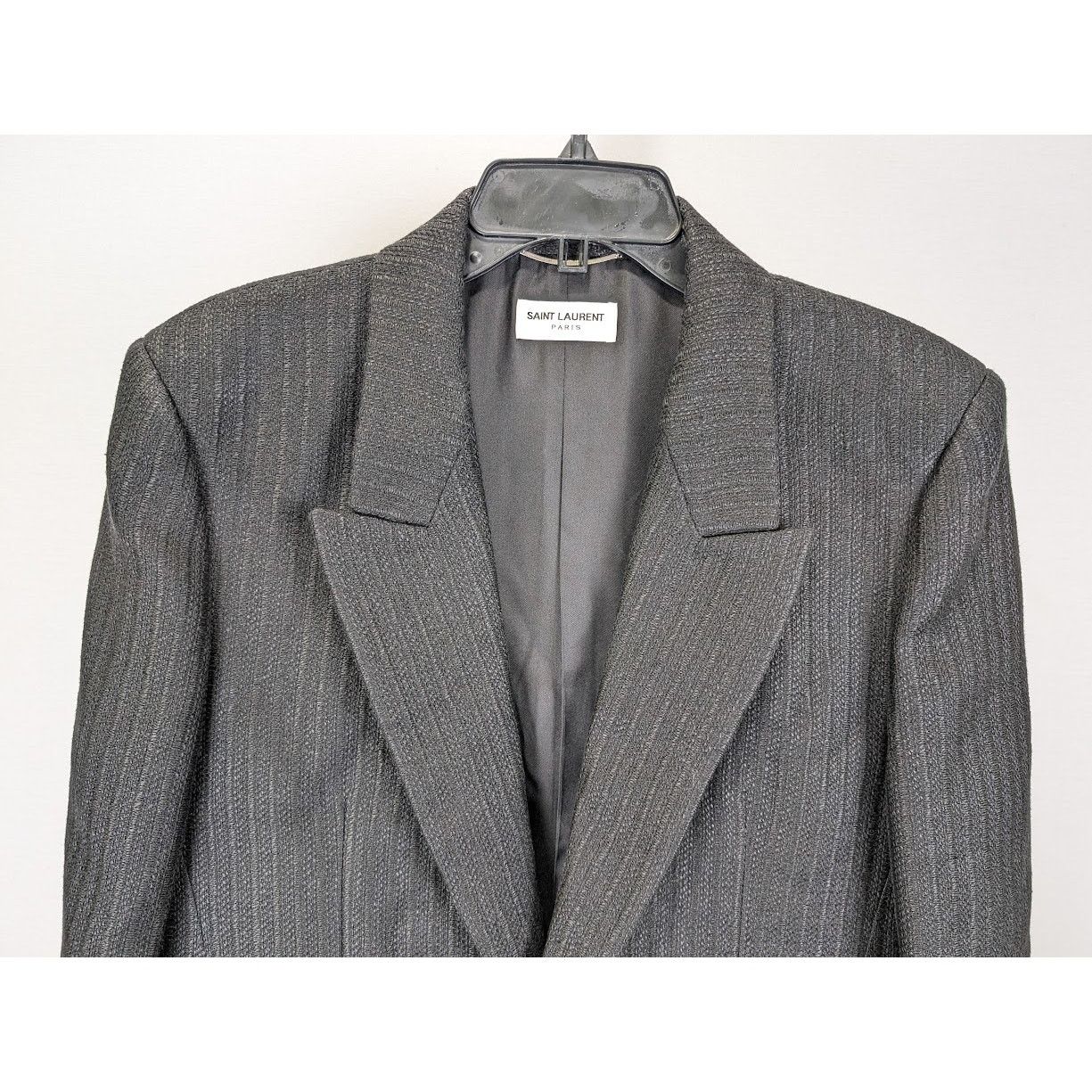 Saint Laurent Paris o1rshd1 Blazer in Black Size US L / EU 52-54 / 3 - 4 Thumbnail