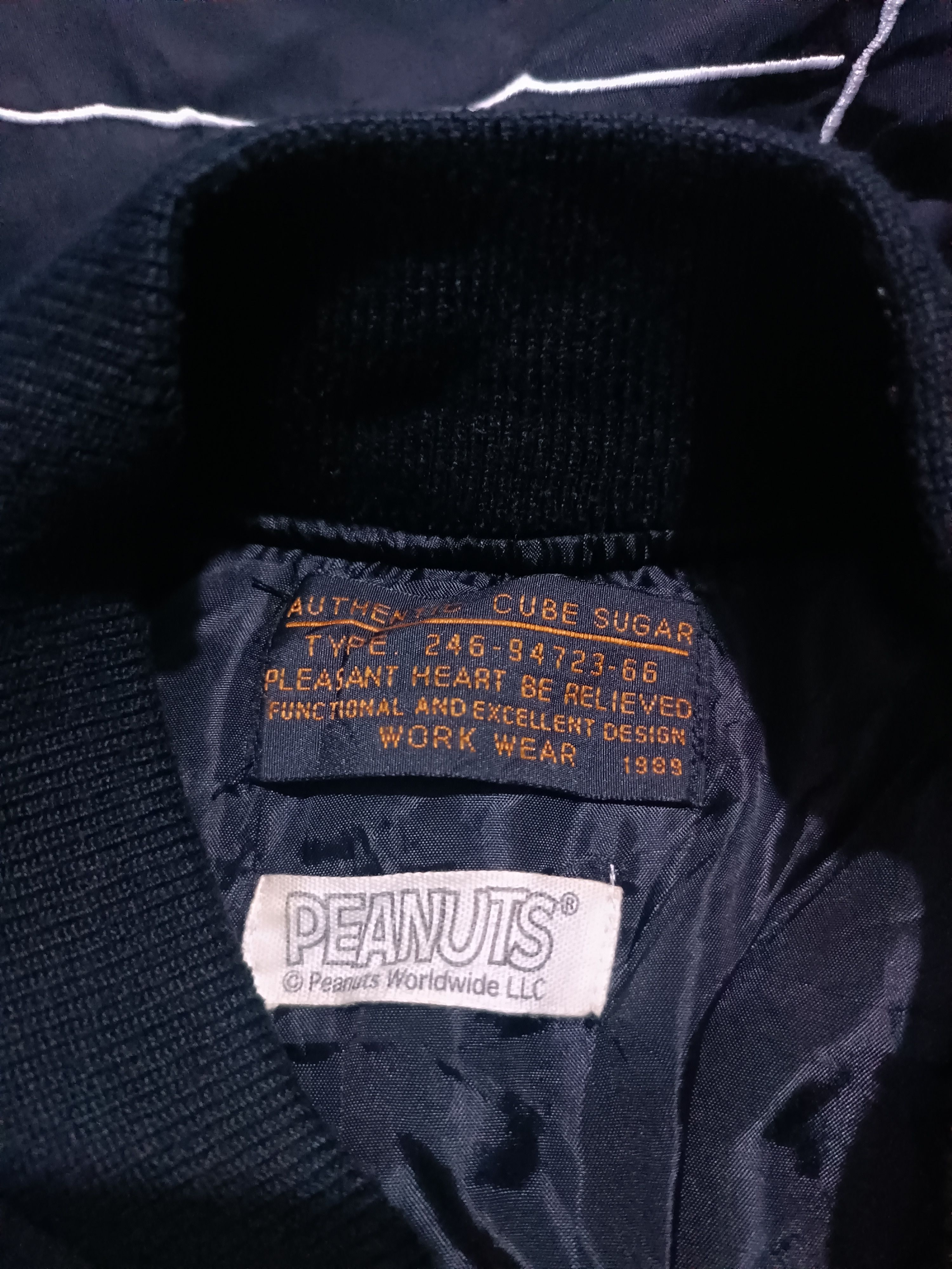 Peanuts Vintage Peanuts Snoopy Nylon Twil Jacket Embroidered Patches Size US M / EU 48-50 / 2 - 10 Thumbnail