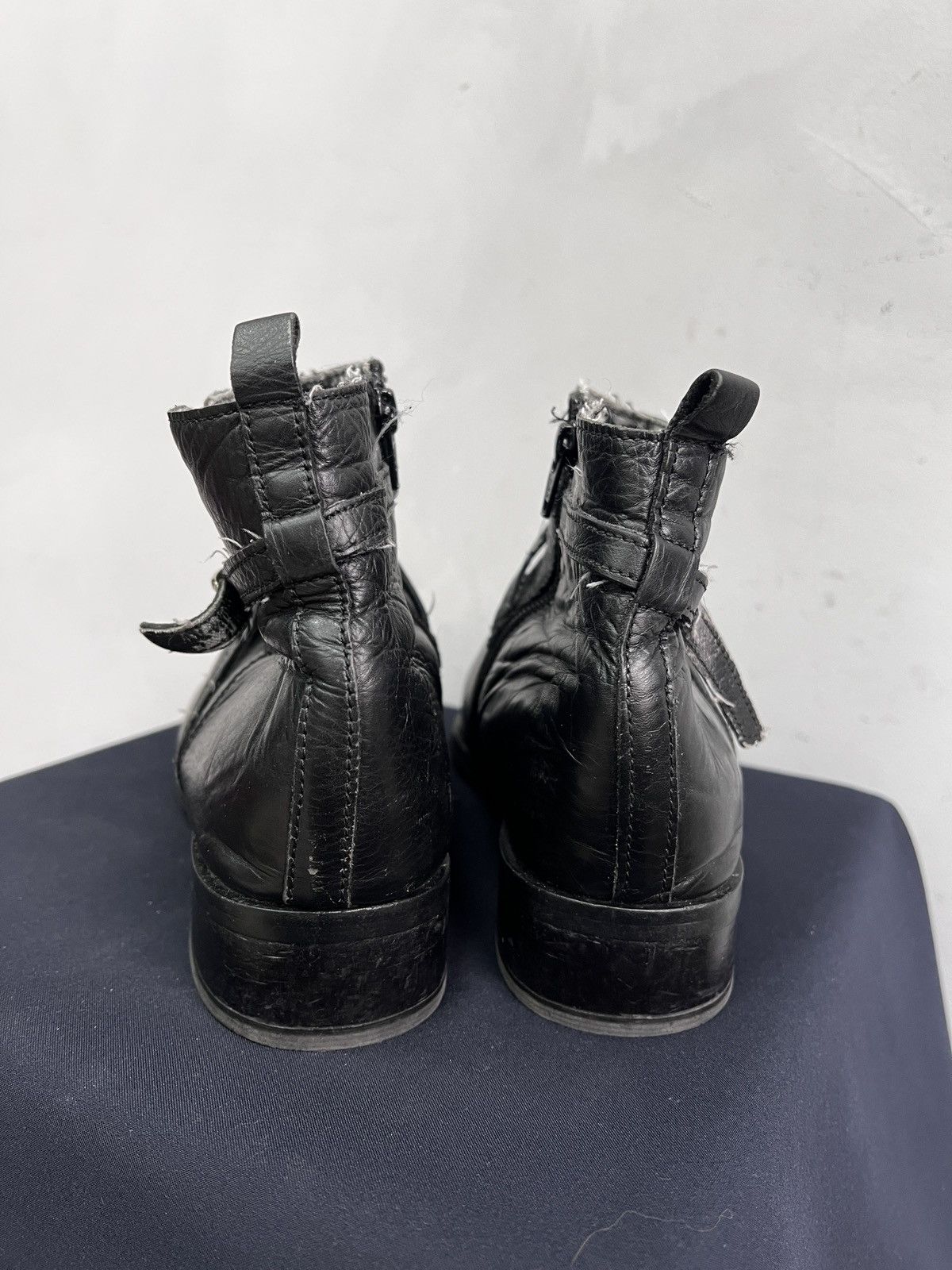 Other Leather Boots Black Streetwear Guidi Style y2k Size US 9 / EU 42 - 9 Thumbnail