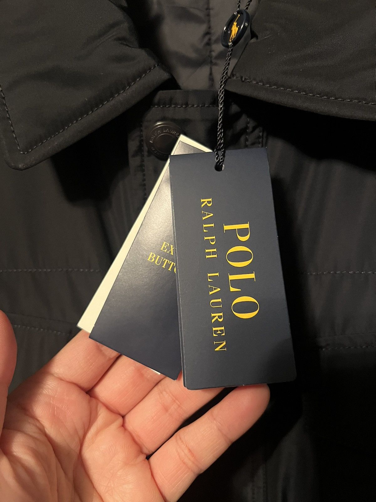 Polo Ralph Lauren Polo Ralph Lauren Navy Oxford Field Jacket Sz L Size US L / EU 52-54 / 3 - 3 Thumbnail