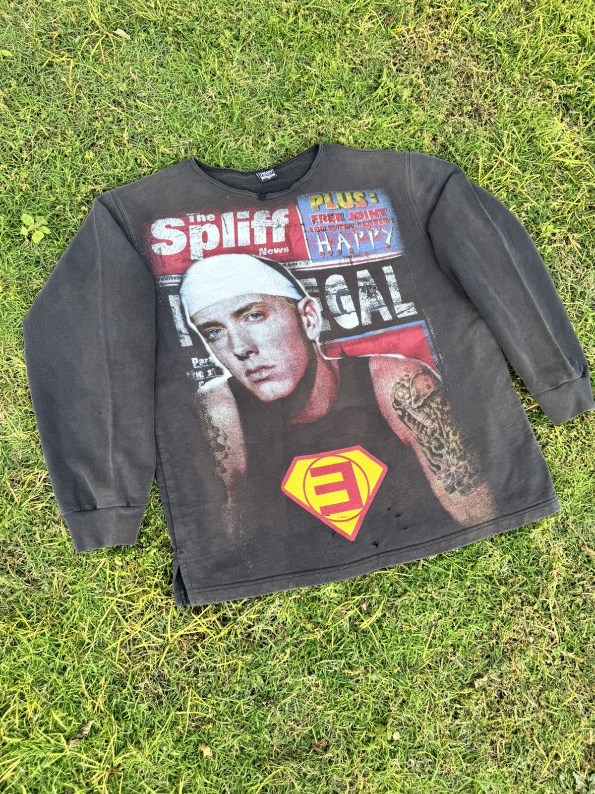 Vintage Vintage Eminem Y2K Rap Tour Tee Hip Hop Sweatshirt 90s Size US L / EU 52-54 / 3 - 3 Thumbnail