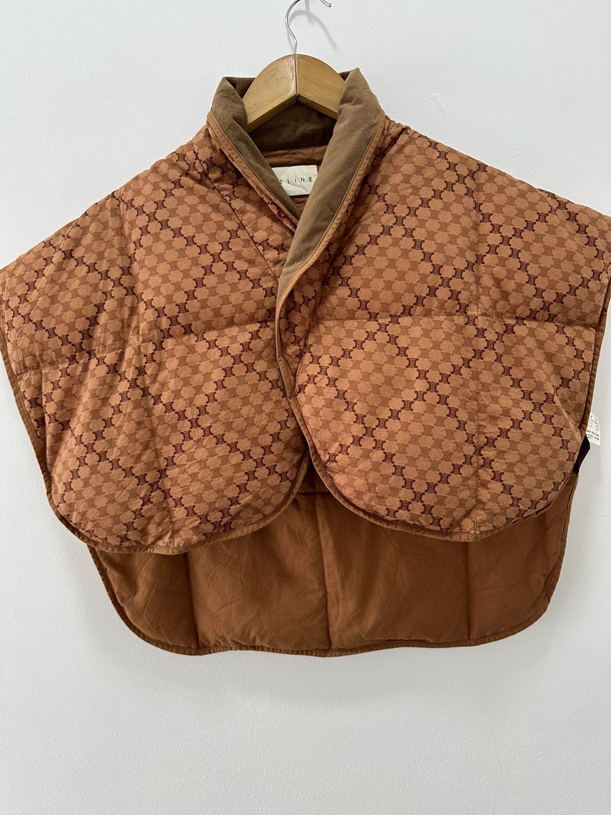Celine Celine Full Print Monogram Logo Poncho Padded Design Size US M / EU 48-50 / 2 - 3 Thumbnail