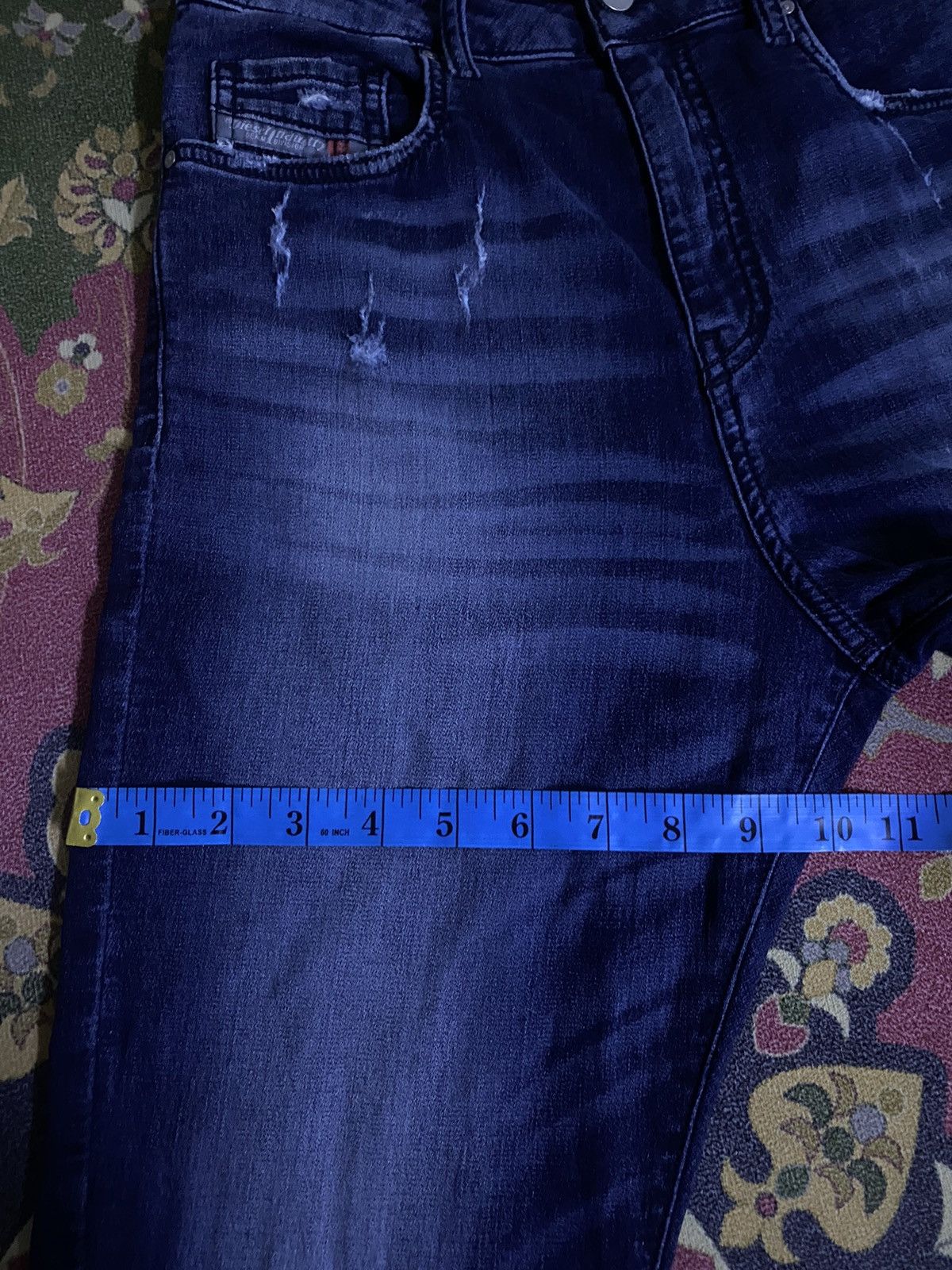 Diesel 🔥RARE🔥🔥DIESEL Slim Fit Distressed Denim Jeans Size US 27 - 22 Thumbnail