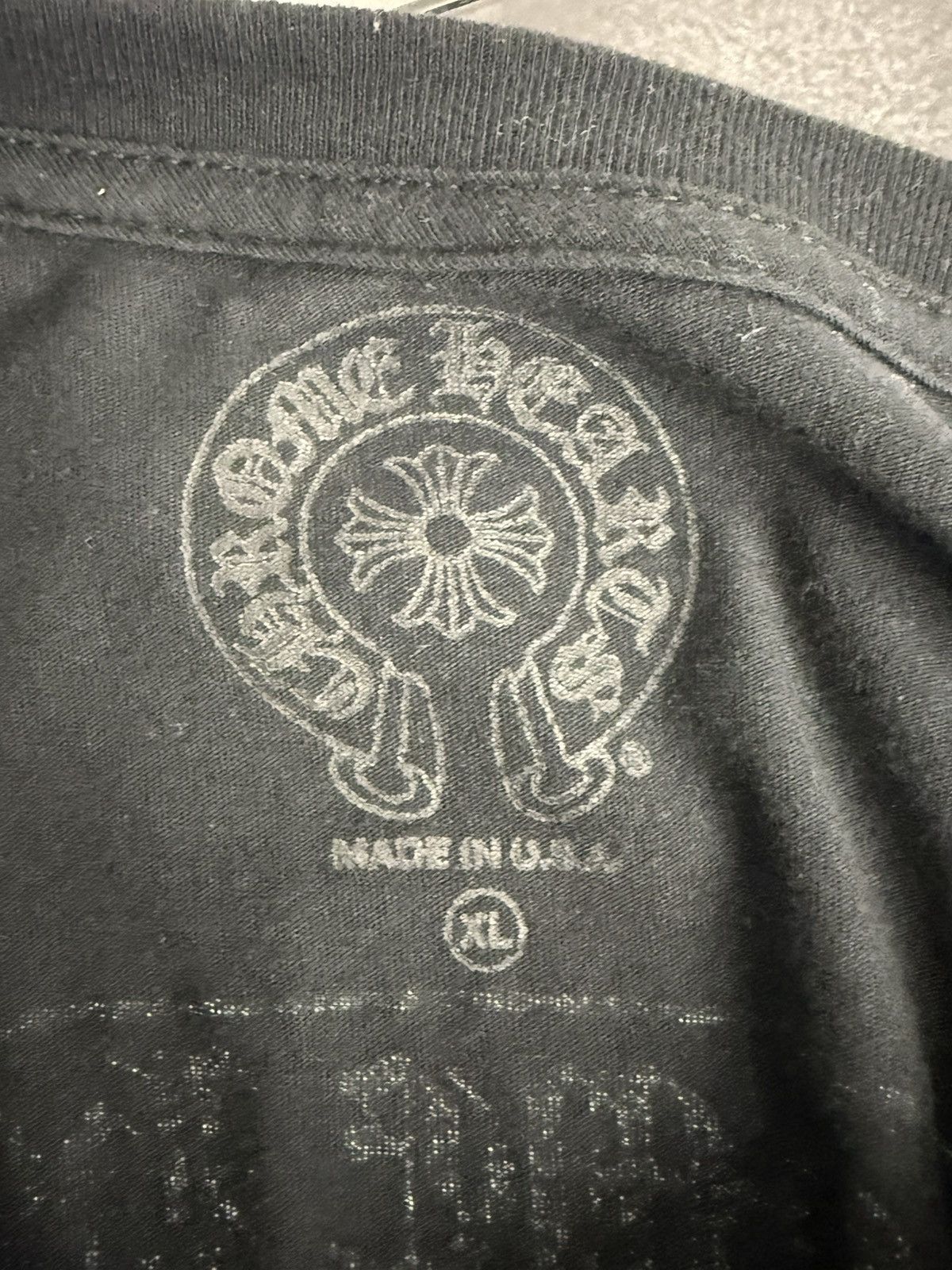 Chrome Hearts Chrome Hearts Scroll Logo T-Shirt Size US XL / EU 56 / 4 - 4 Thumbnail