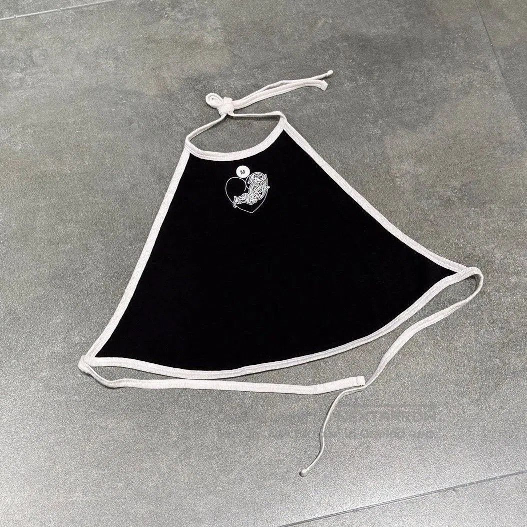Chrome Hearts Chrome Hearts Black Halter Heart Logo Top. Size M / US 6-8 / IT 42-44 - 1 Thumbnail