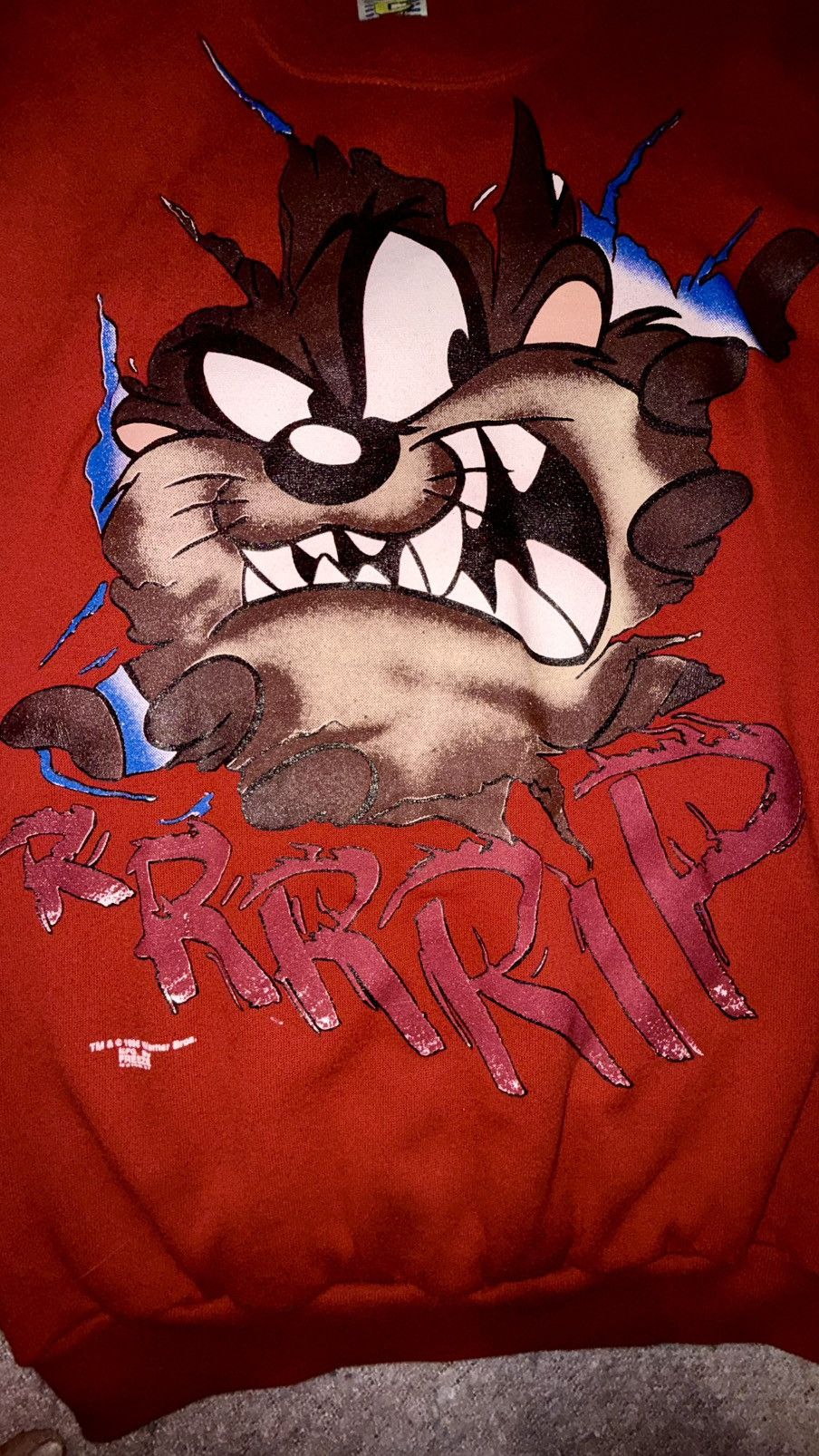 Warner Bros 1995 Warner Bros Freeze Taz Looney Tunes Wild Thing Shirt Size US L / EU 52-54 / 3 - 2 Thumbnail