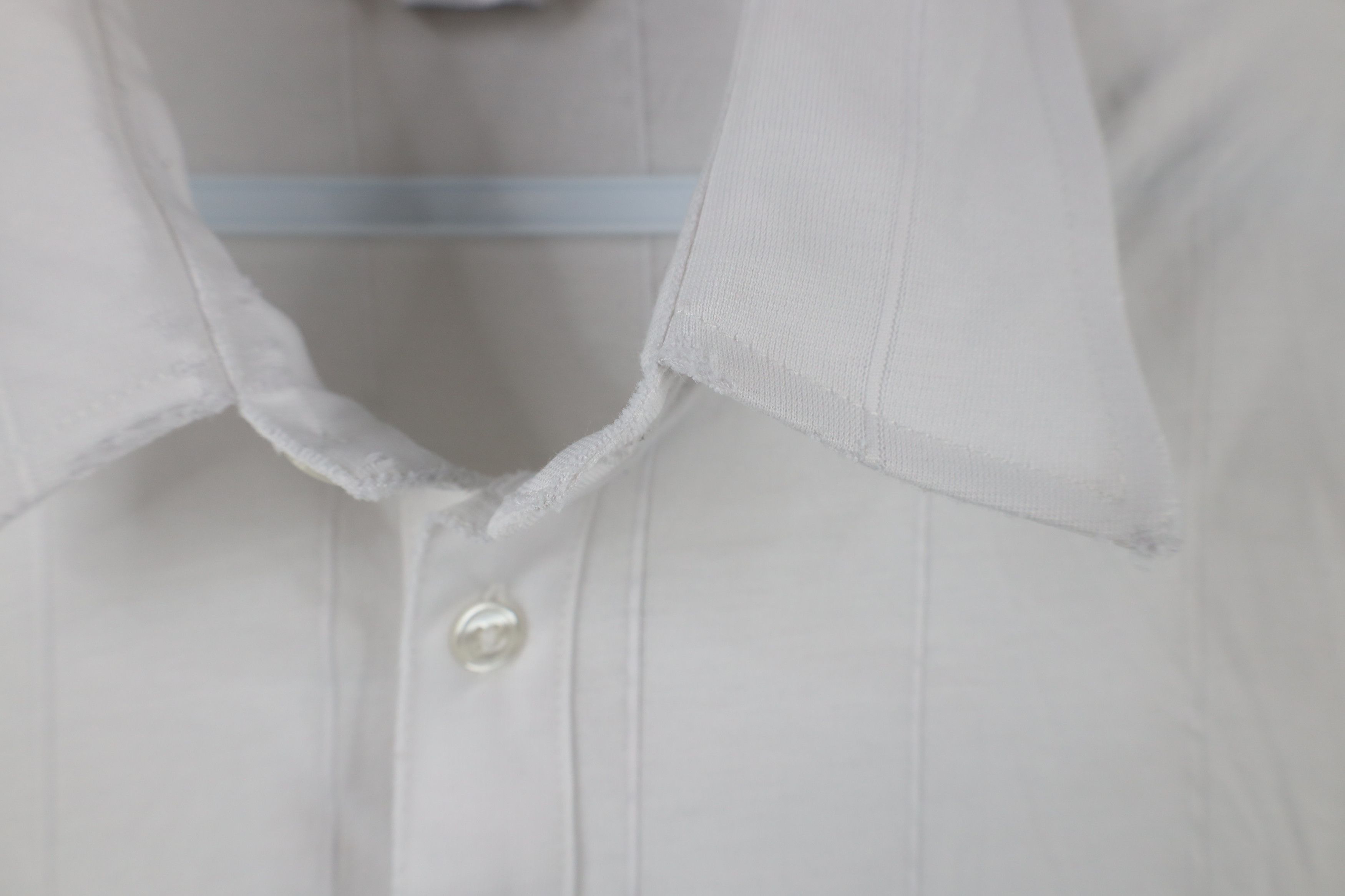 Vintage Vintage 90s Streetwear Striped Sheer Collared Polo Shirt Size US XL / EU 56 / 4 - 7 Thumbnail