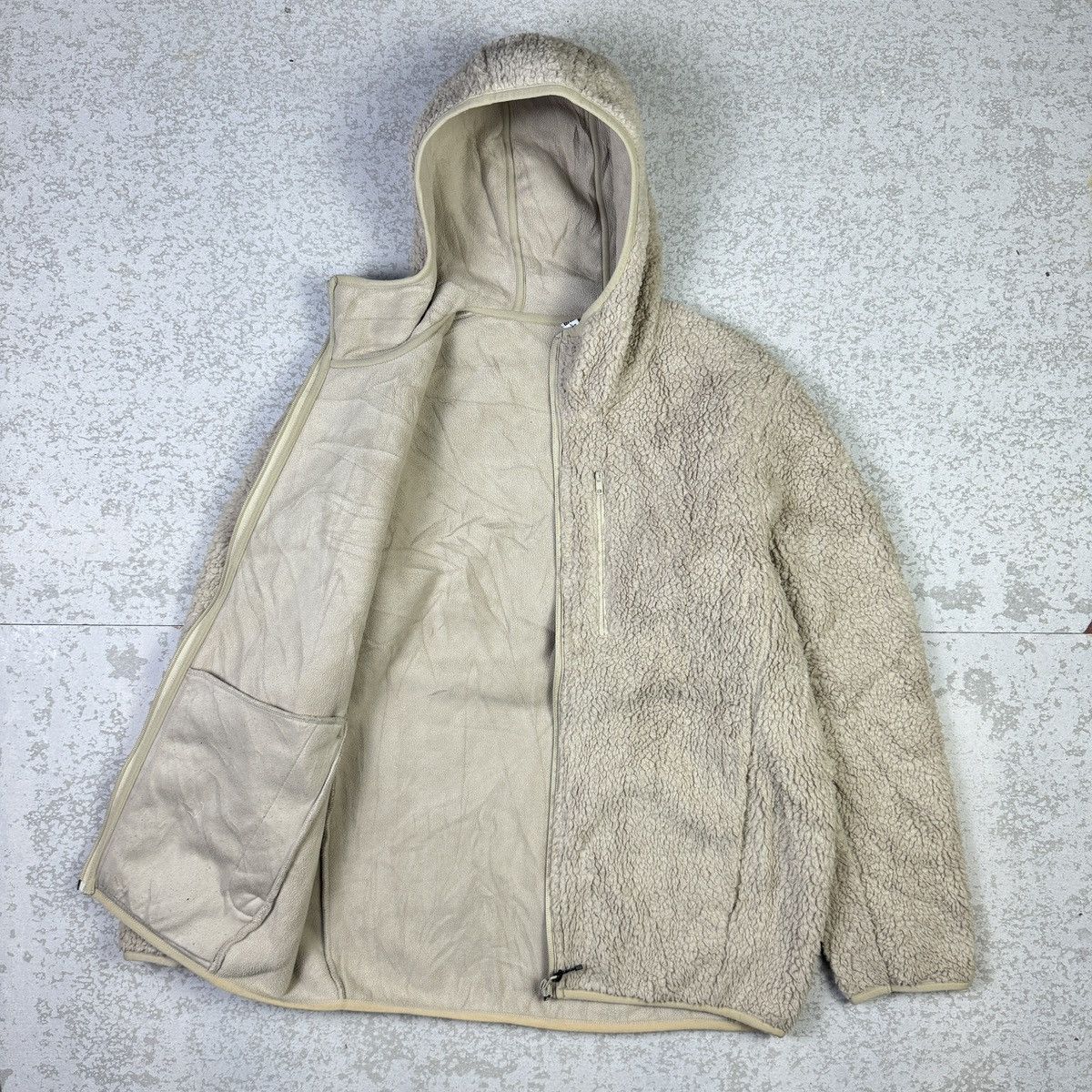 Japanese Brand × Uniqlo 💥Uniqlo Fleece Hooded Light Jacket Size US L / EU 52-54 / 3 - 2 Thumbnail