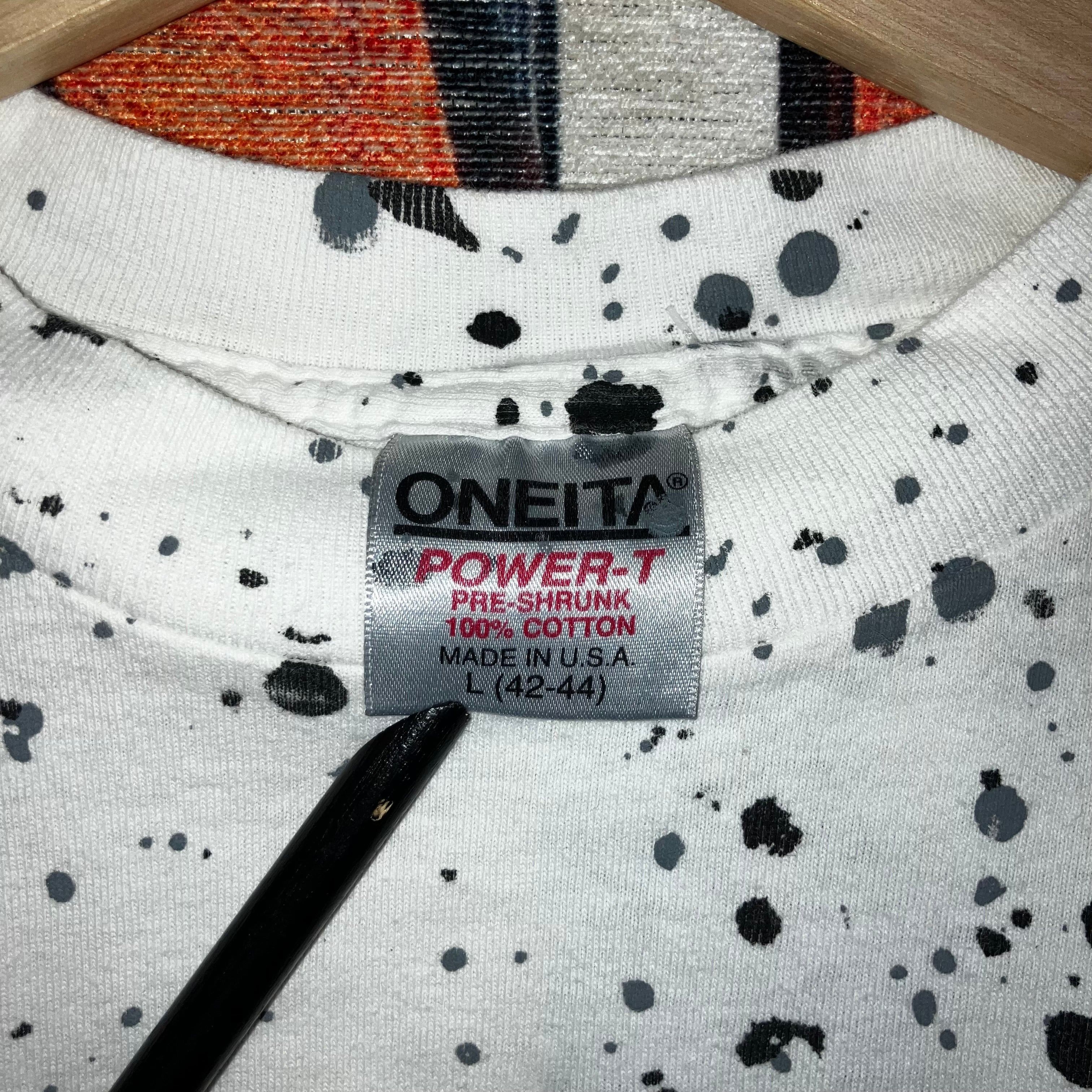 Vintage Vintage 90s Soccer AOP Tee Size L Size US L / EU 52-54 / 3 - 3 Thumbnail