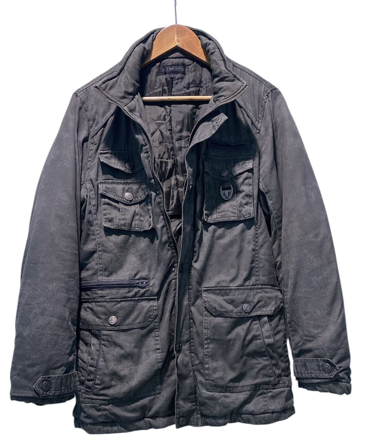 In The Attic The Attic Multi-pocket Field Camoflage Puffer Jacket Size US L / EU 52-54 / 3 - 3 Thumbnail