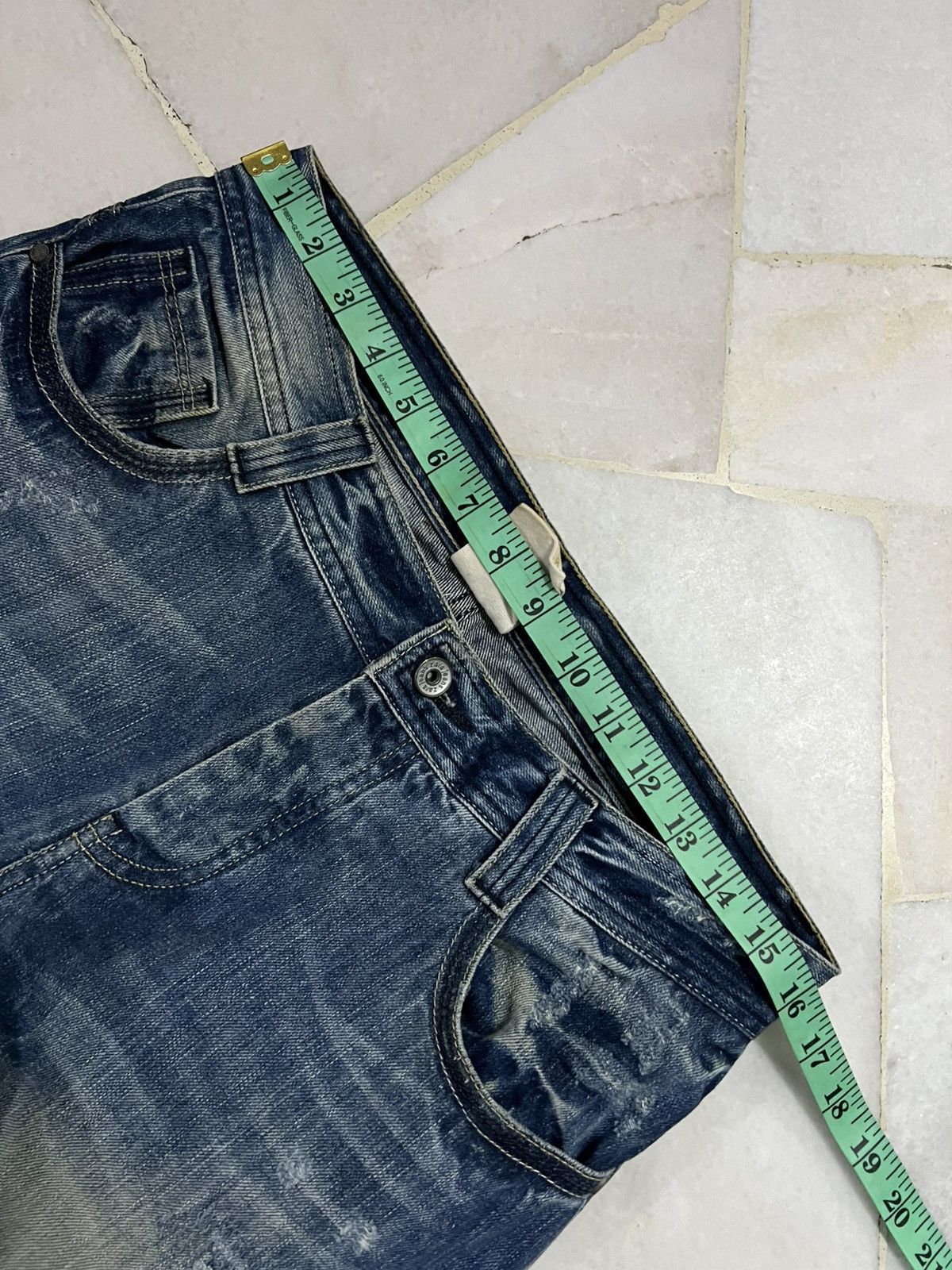 Zara 💥Very Rare💥Zara Blue Distressed Jeans Size US 32 / EU 48 - 3 Thumbnail