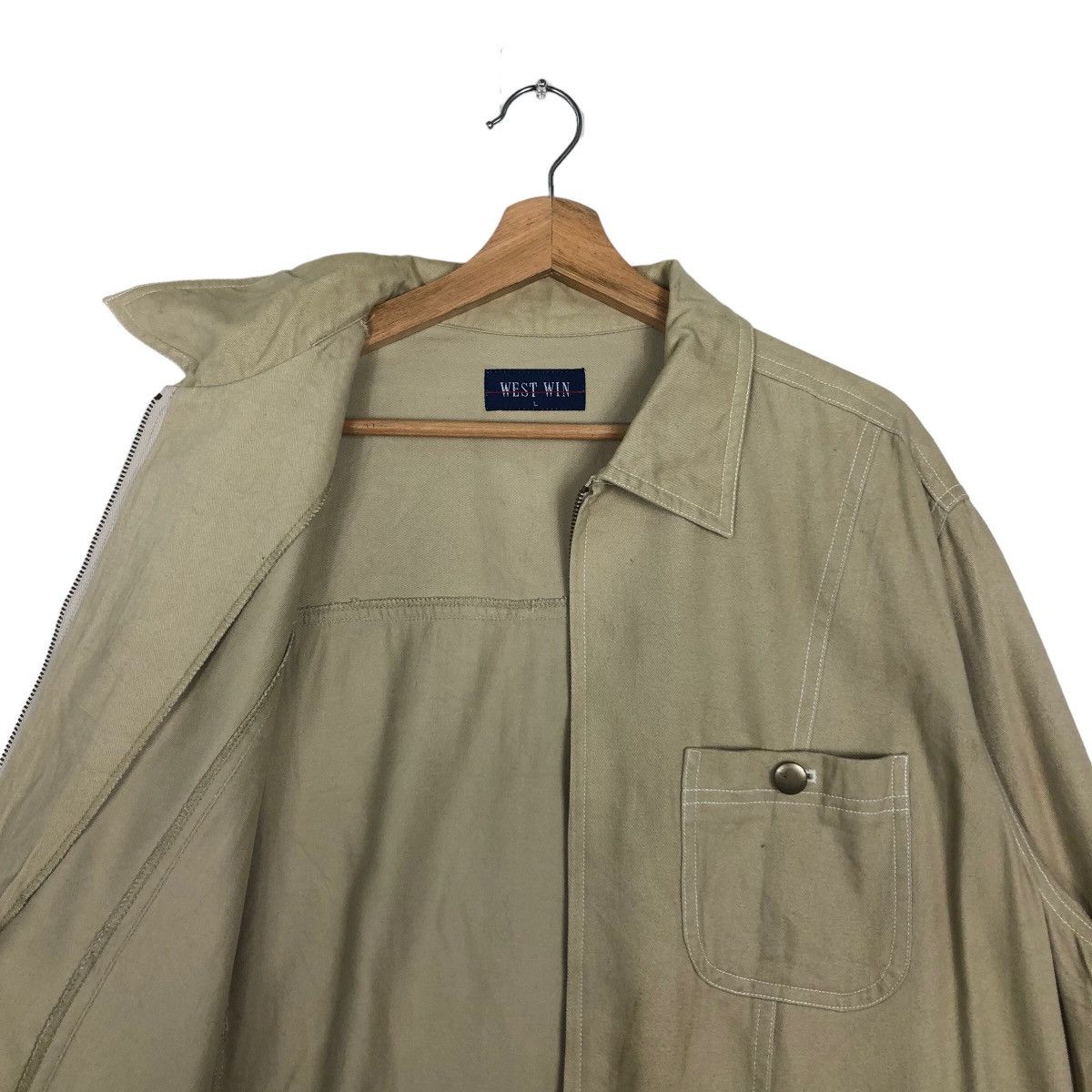 Japanese Brand 🔥Issey Miyake Style Design West Win Chore Jacket Workers Size US L / EU 52-54 / 3 - 10 Thumbnail