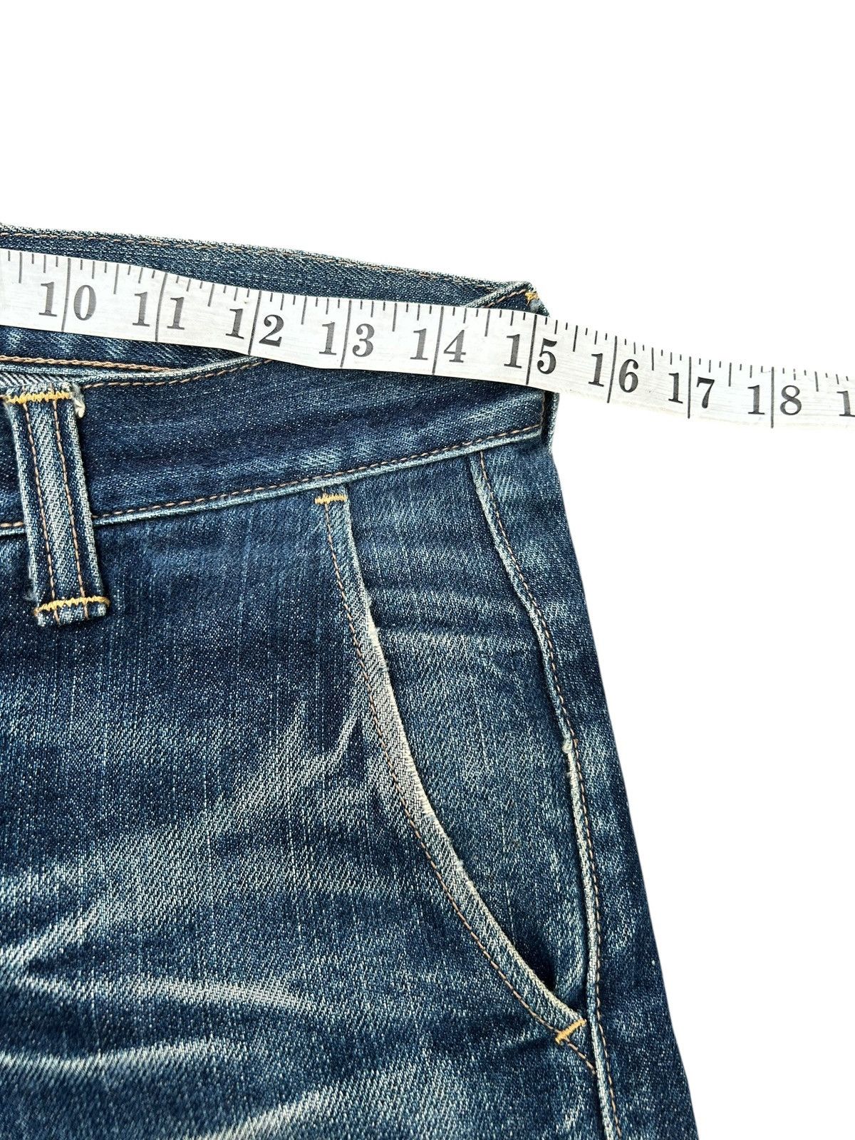 Kapital Vintage ETERNAL Selvedge Distressed Denim Jeans Size US 30 / EU 46 - 20 Thumbnail