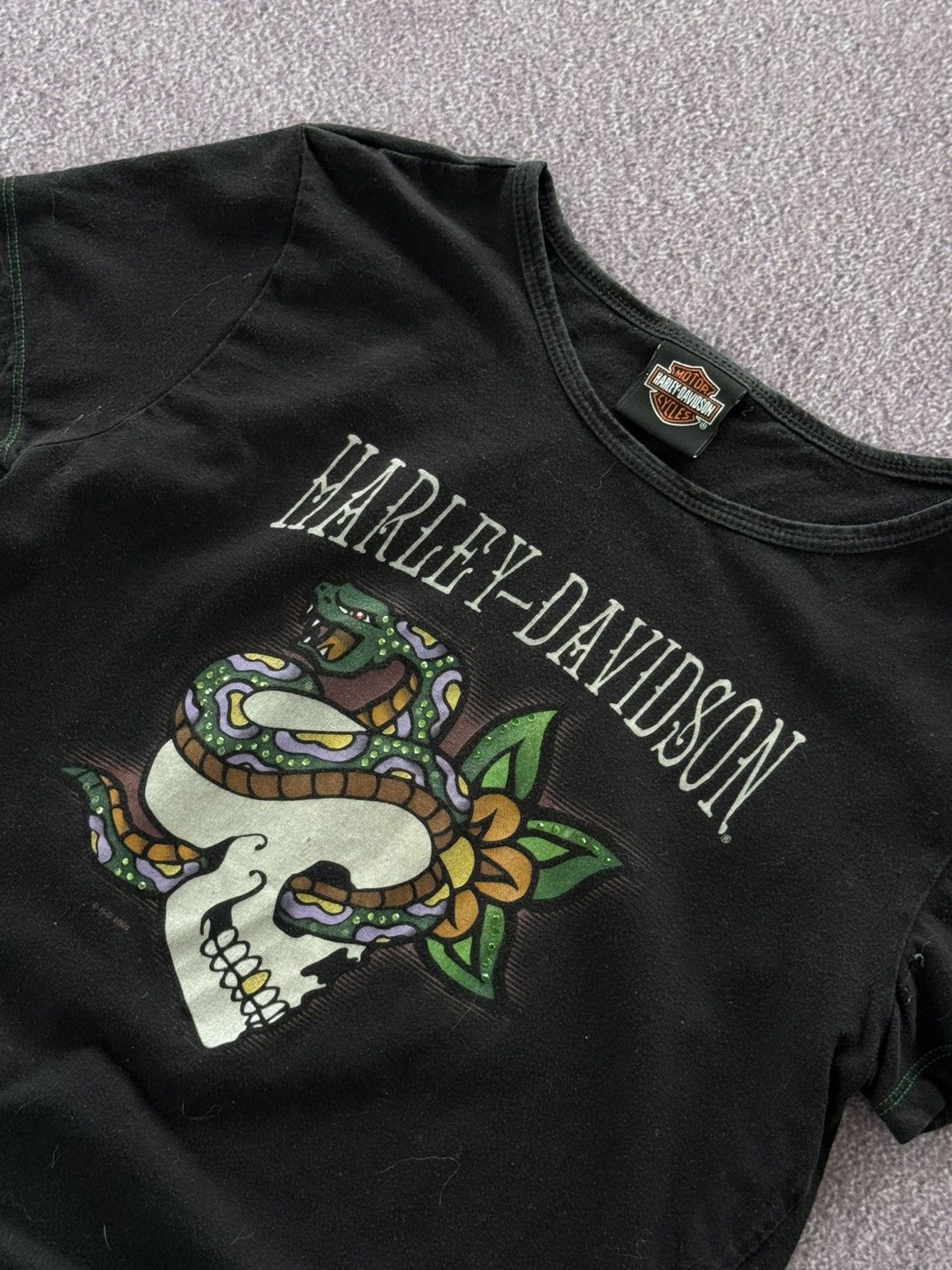 Harley Davidson Vintage Y2K Harley Davidson Graphic T Shirt Women's Size M / US 6-8 / IT 42-44 - 6 Thumbnail