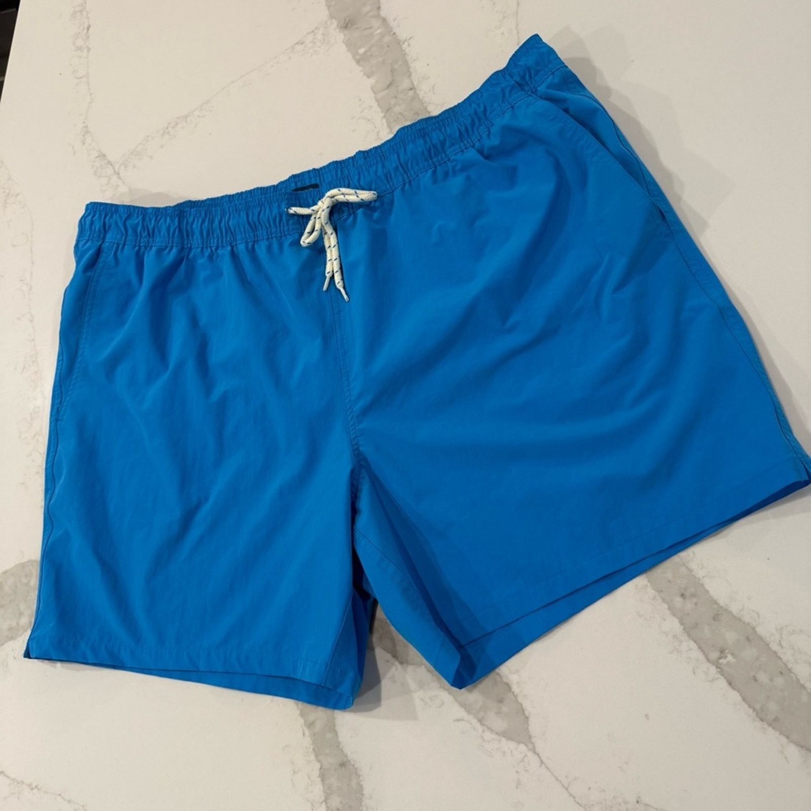 George George Drawstring Swim Trunks Men’s 3XL Vibrant Blue Size US 40 / EU 56 - 2 Thumbnail