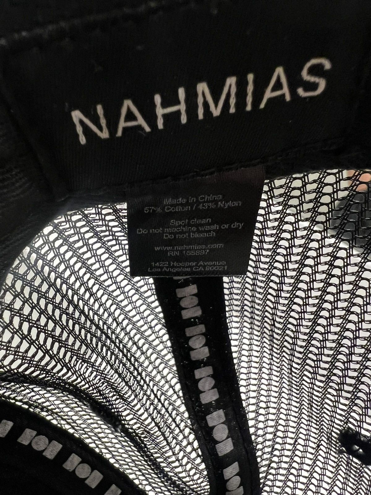 Nahmias Nahmias Standard Text Logo Snapback Size ONE SIZE - 6 Thumbnail