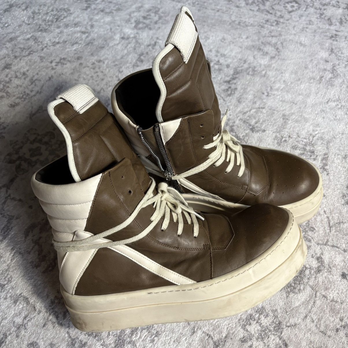 Rick Owens SS25 Hollywood Mega Bumper Geobasket Sneakers