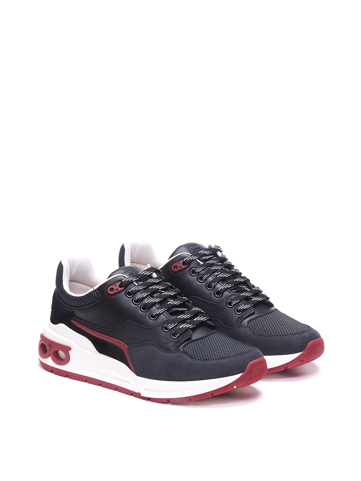 Salvatore Ferragamo o1s1rm0924 Cosma Low-Top Sneaker in Black Size US 6 / EU 39 - 4 Thumbnail