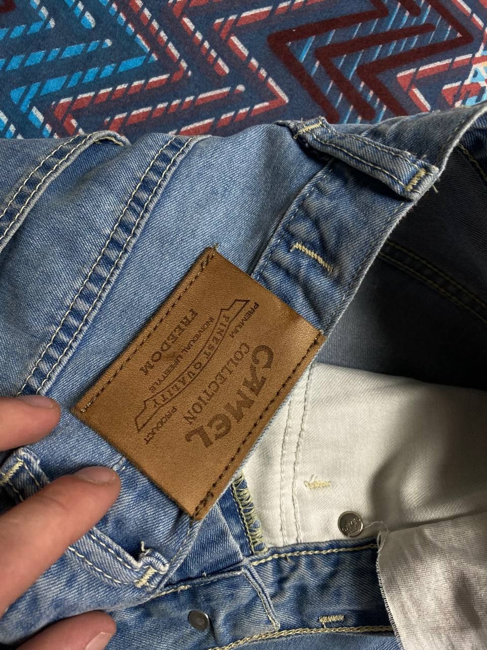 Camel × Vintage Camel Collection Jeans Straight Classic Pant Size US 28 / EU 44 - 4 Thumbnail