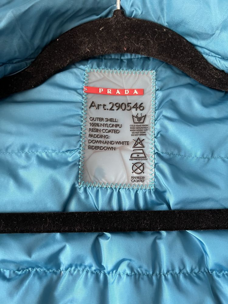 Prada Prada Down Puffer Vintage Logo Vest art.290546 sz.44 Size S / US 4 / IT 40 - 3 Thumbnail