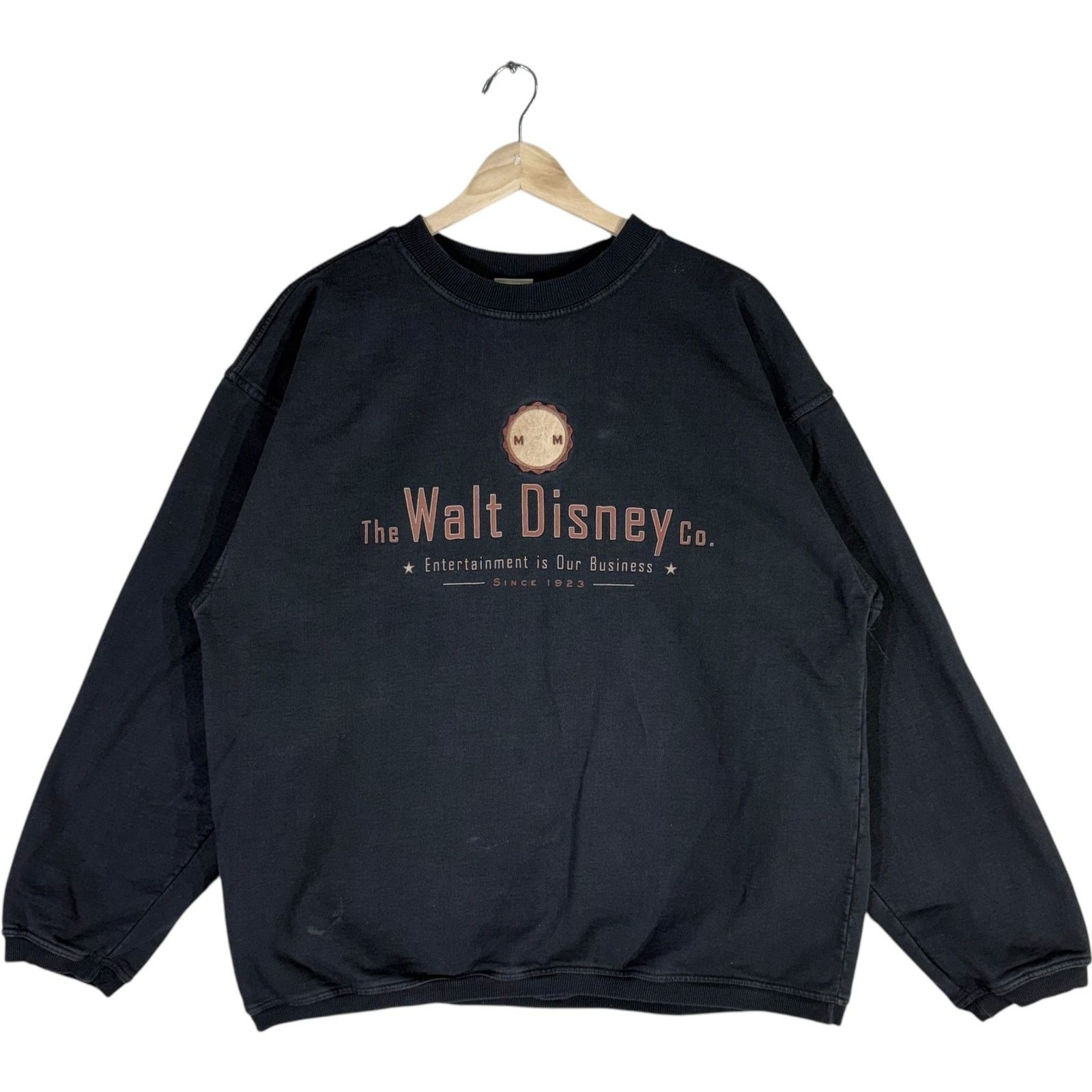 Disney Vintage Walt Disney Co Embroidered Spellout Crewneck 90s M Size US M / EU 48-50 / 2 - 1 Thumbnail