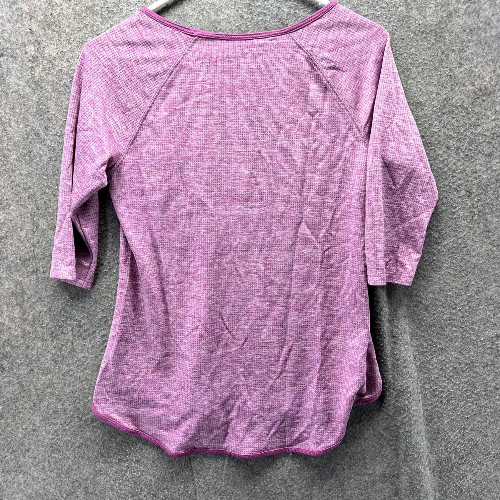 Vintage Reel Legends Shirt Womens M Pink Purple 3/4 Sleeve Performance Athletic Top Size M / US 6-8 / IT 42-44 - 2 Thumbnail