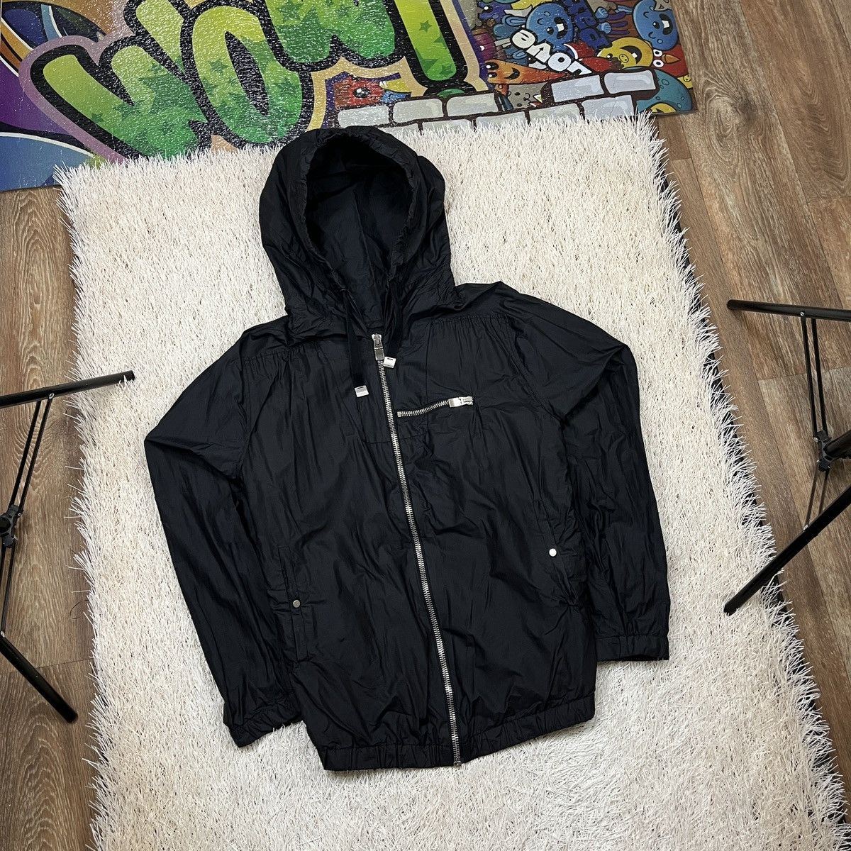 Balenciaga BALENCIAGA jacket Multi Zip SS15 Hoodie men’s black Size US L / EU 52-54 / 3 - 1 Thumbnail