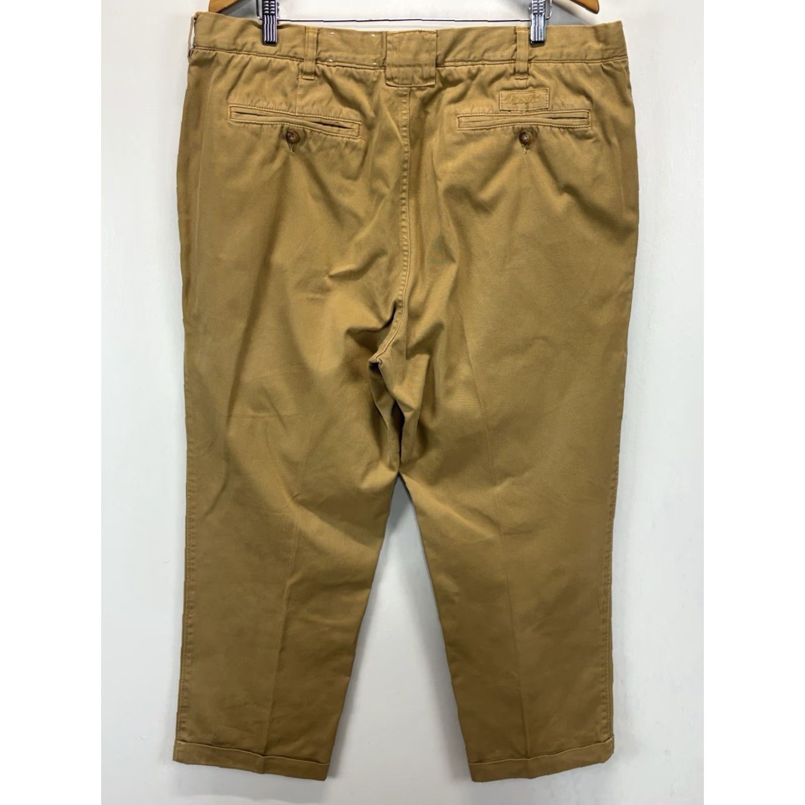 Orvis Orvis Chino Pants 42 (40x29) Cuffed Gold Preppy Casual Workwear Mens Size US 42 / EU 58 - 4 Thumbnail