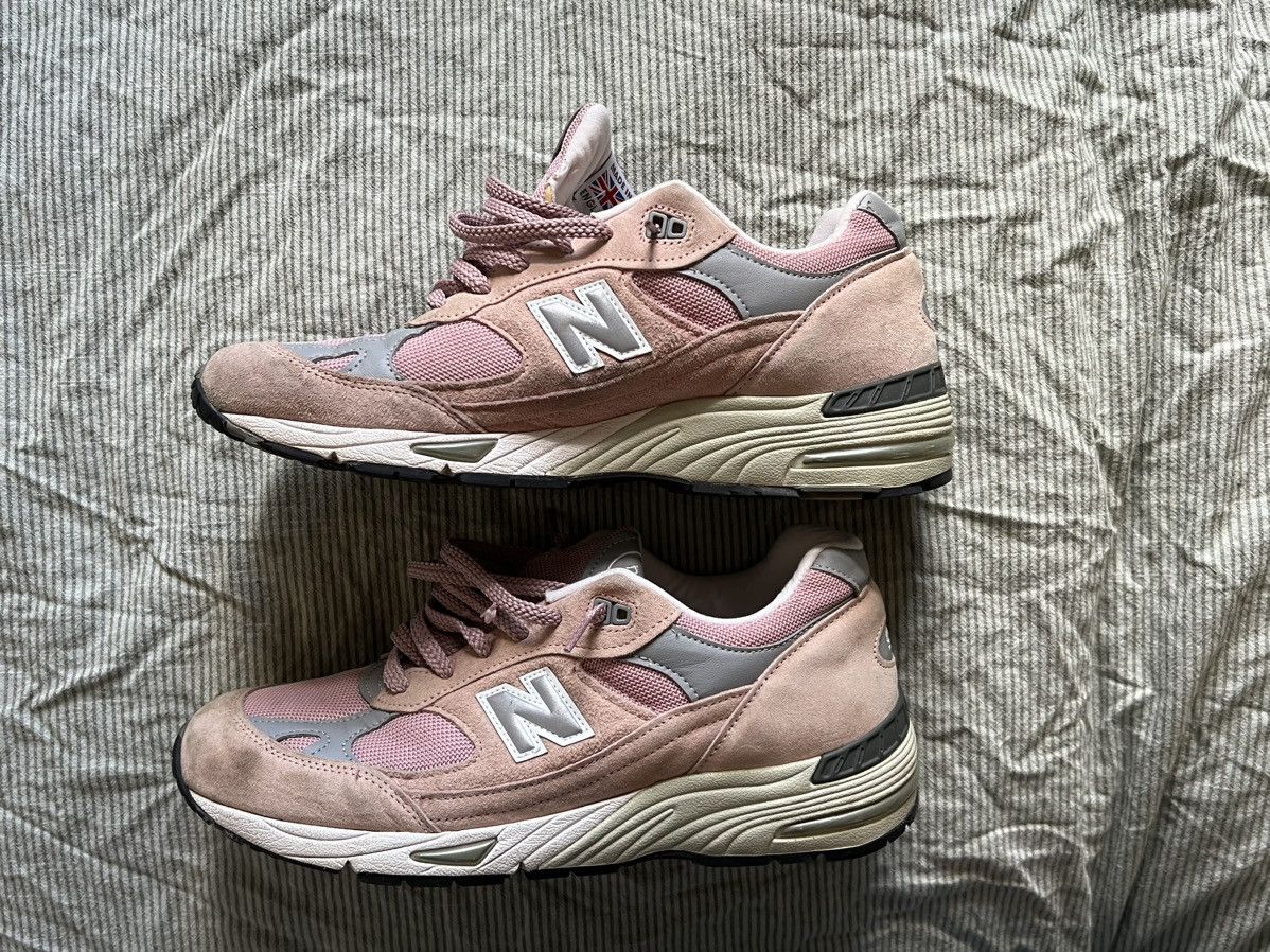 New Balance Mens Pink New Balance 991 Size US 10.5 / EU 43-44 - 5 Thumbnail