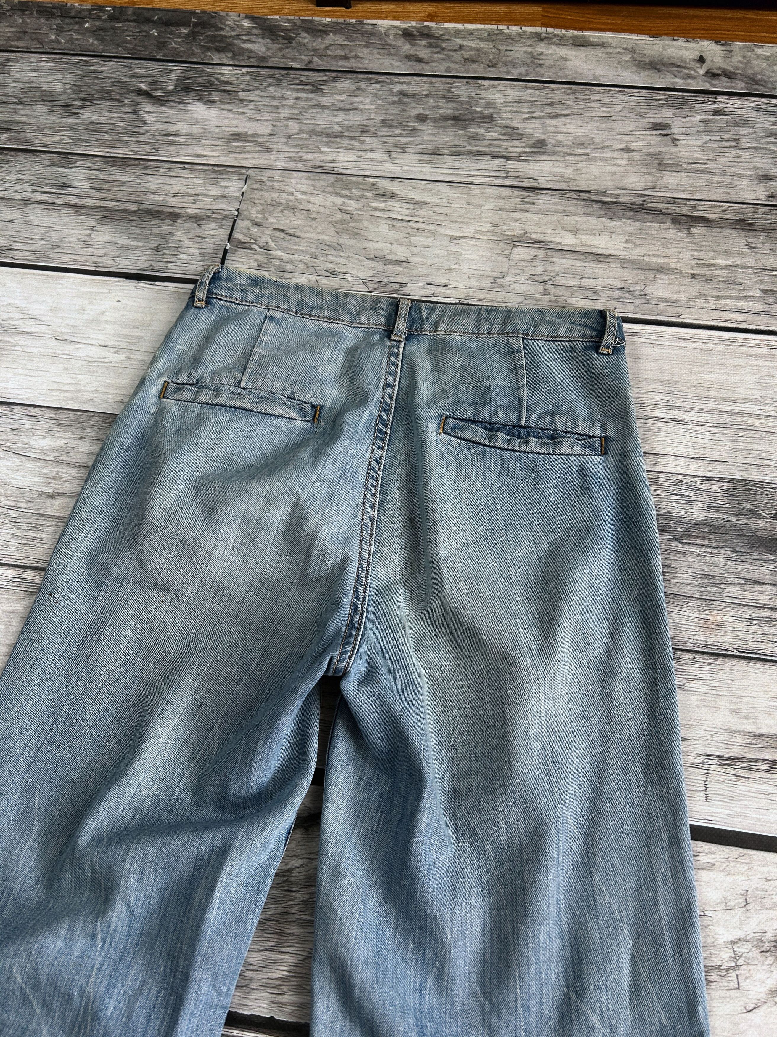 Japanese Brand 💥 JUNYA WATANABE BALENCIAGA STYLE DISTRESSED JEANS Size US 30 / EU 46 - 6 Thumbnail