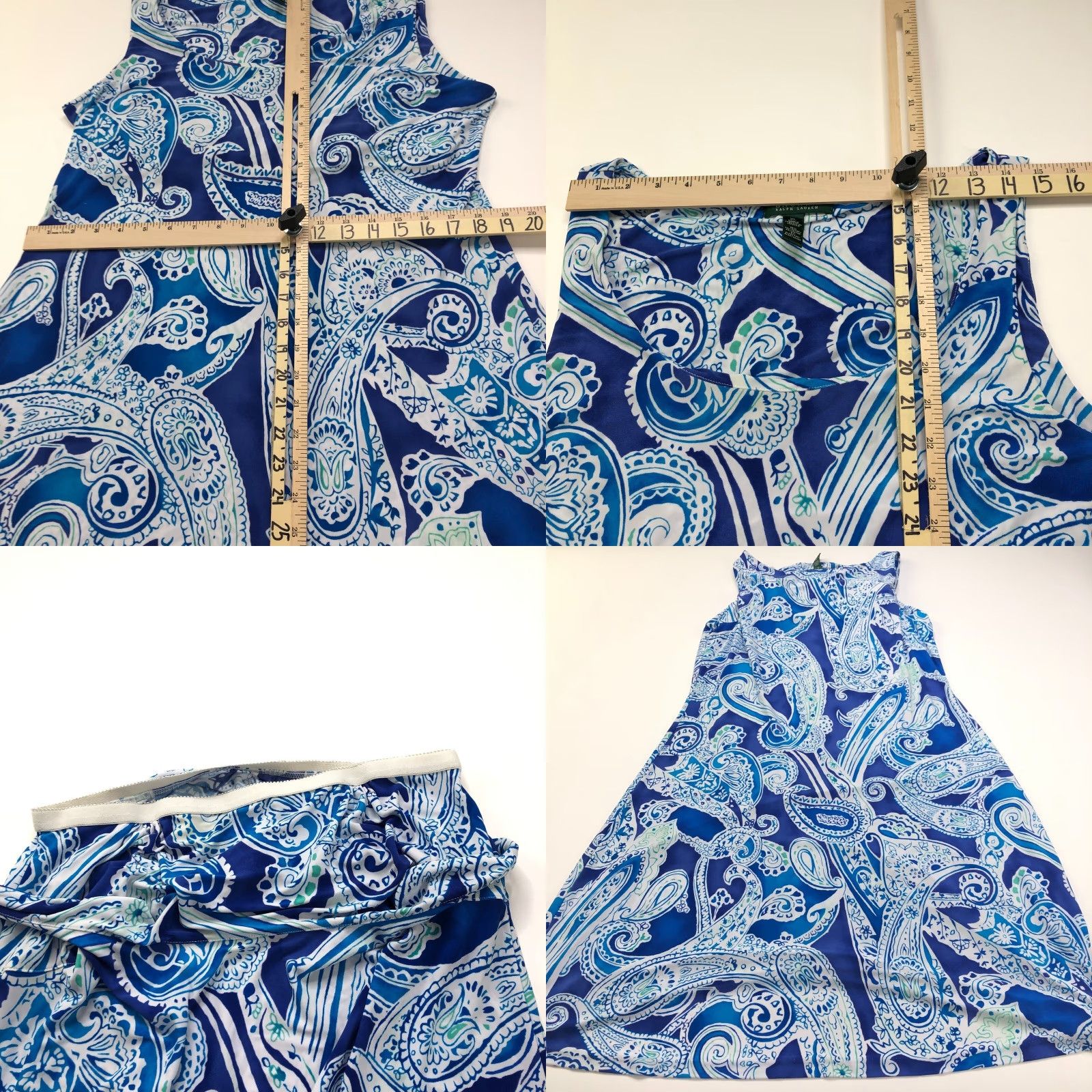 Ralph Lauren Ralph Lauren Maxi Dress XL Paisley All Over Print Women Full Length Sleeveless Pullover Round Neck Casual Dress Size XL / US 12-14 / IT 48-50 - 8 Thumbnail