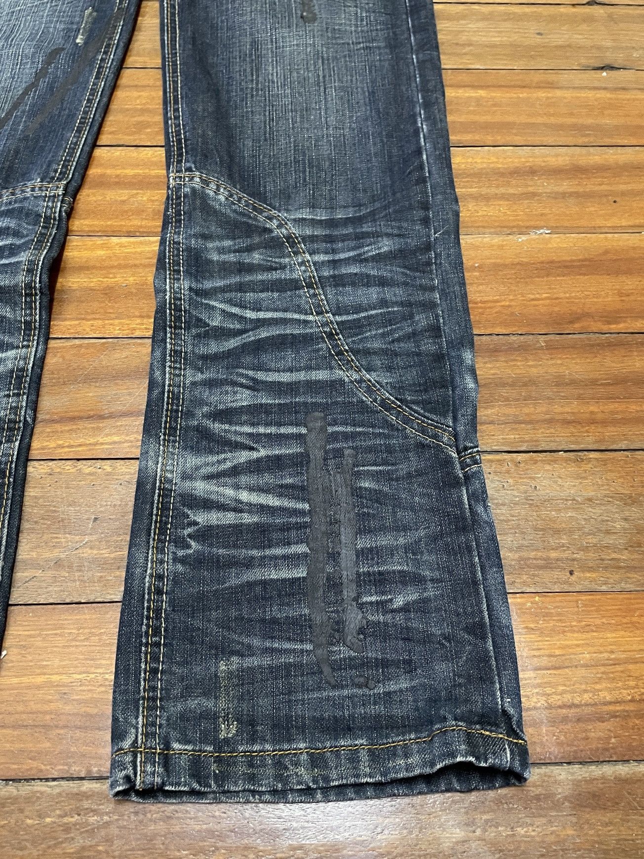 14th Addiction Rare Design Vintage Japanese Brand Fashion Jeans 2000s Size US 28 / EU 44 - 6 Thumbnail