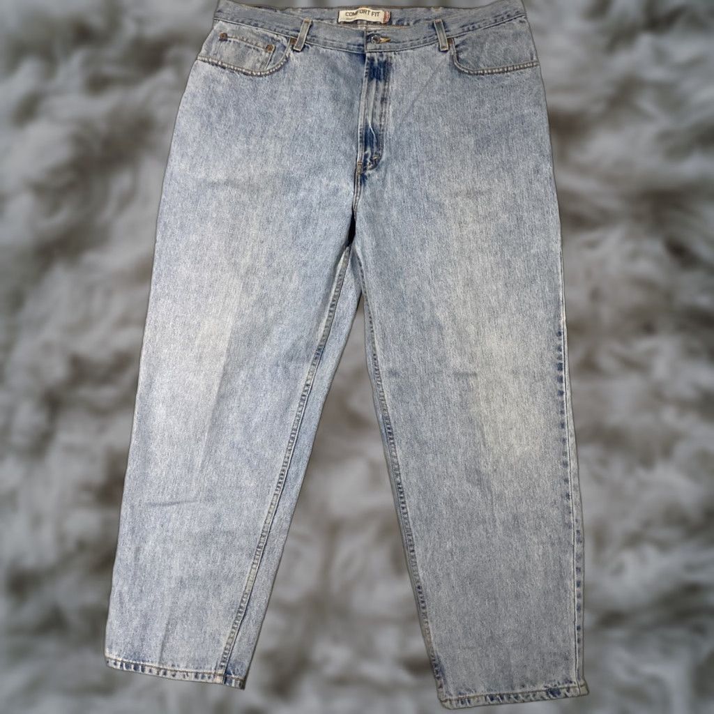 Levi's VINTAGE Levi's 560 Jeans Mens 40x30 Blue Loose Fit Tapered Baggy 90s 1999 Y2K Size US 40 / EU 56 - 1 Thumbnail
