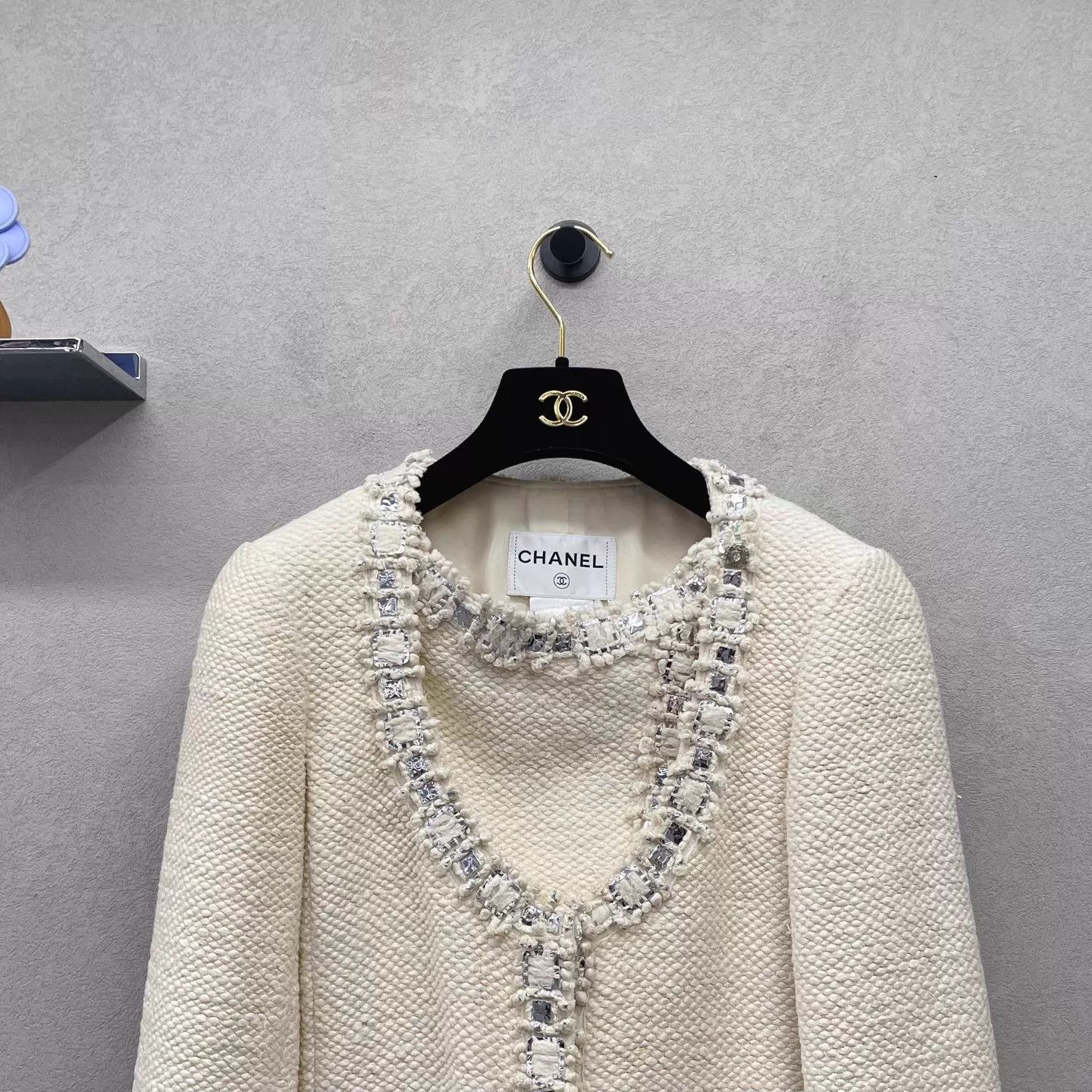 Chanel Chanel Bombay Woven Silver Trim Women's 34 Jacket Size XS / US 0-2 / IT 36-38 - 4 Thumbnail