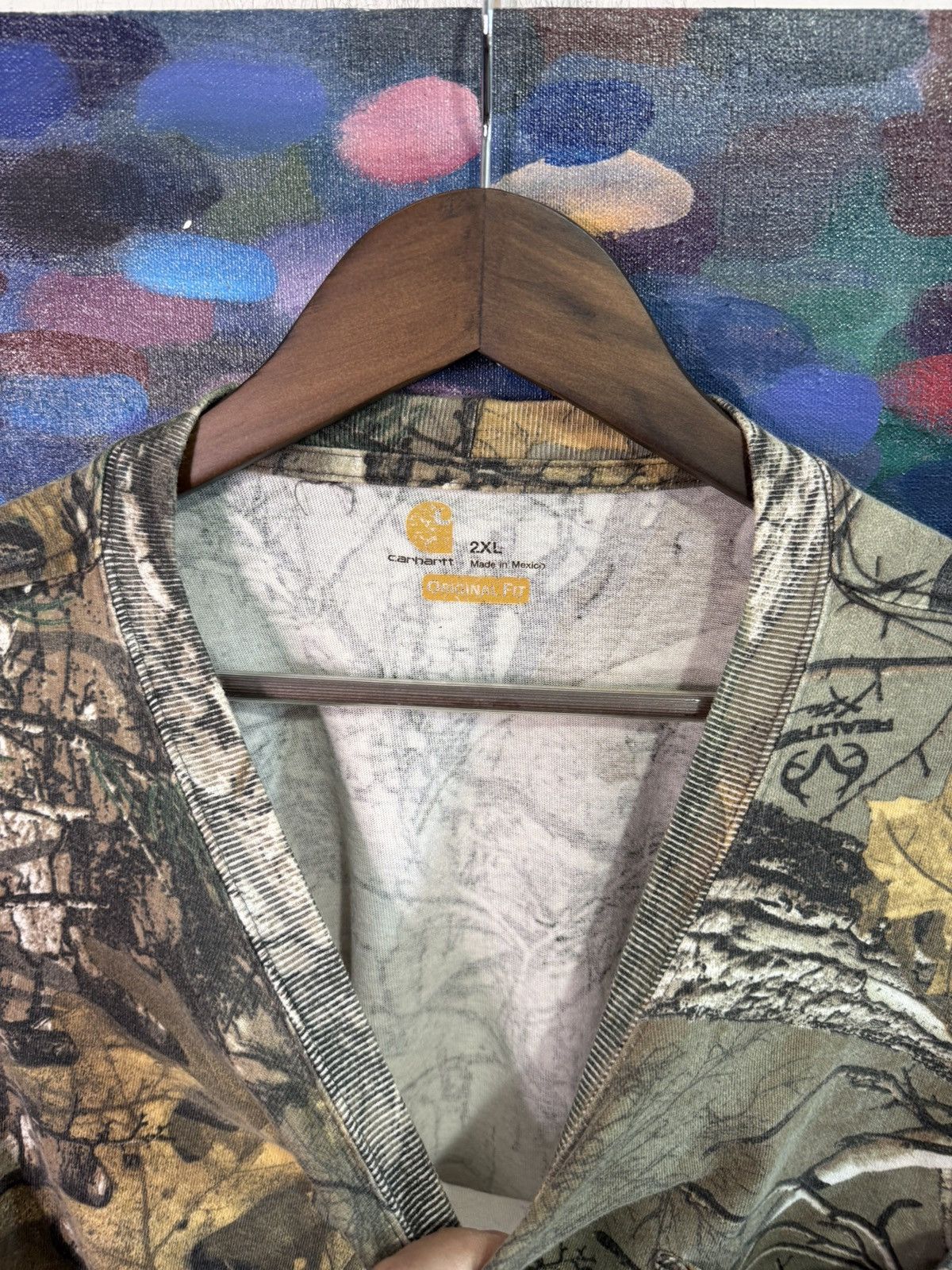 Carhartt Vintage y2k 2000s carhartt realtree camo longsleeve tshirt Size US XXL / EU 58 / 5 - 3 Thumbnail