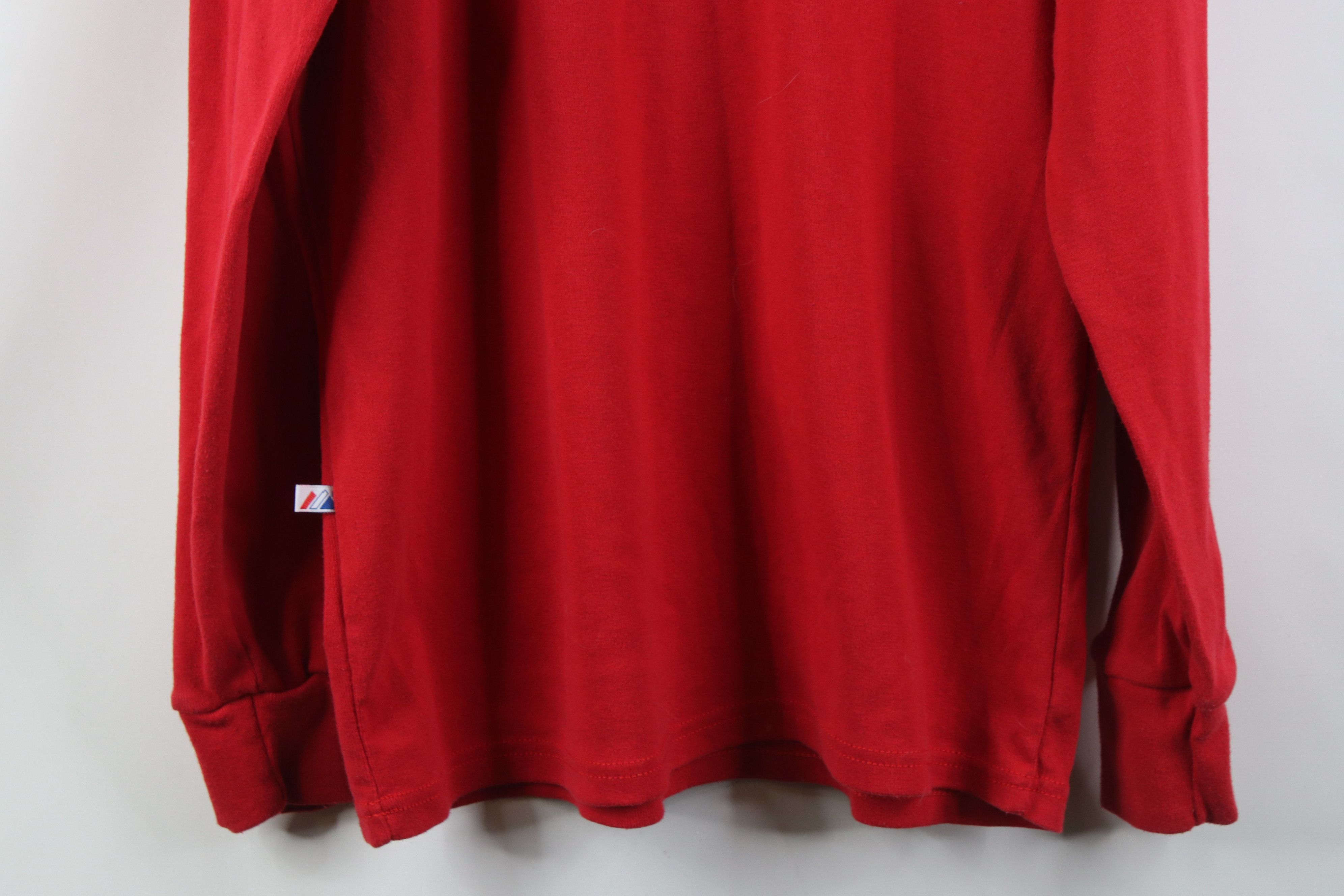 Majestic Vintage 90s Majestic Indians Ribbed Knit Turtleneck USA Size US XL / EU 56 / 4 - 16 Thumbnail