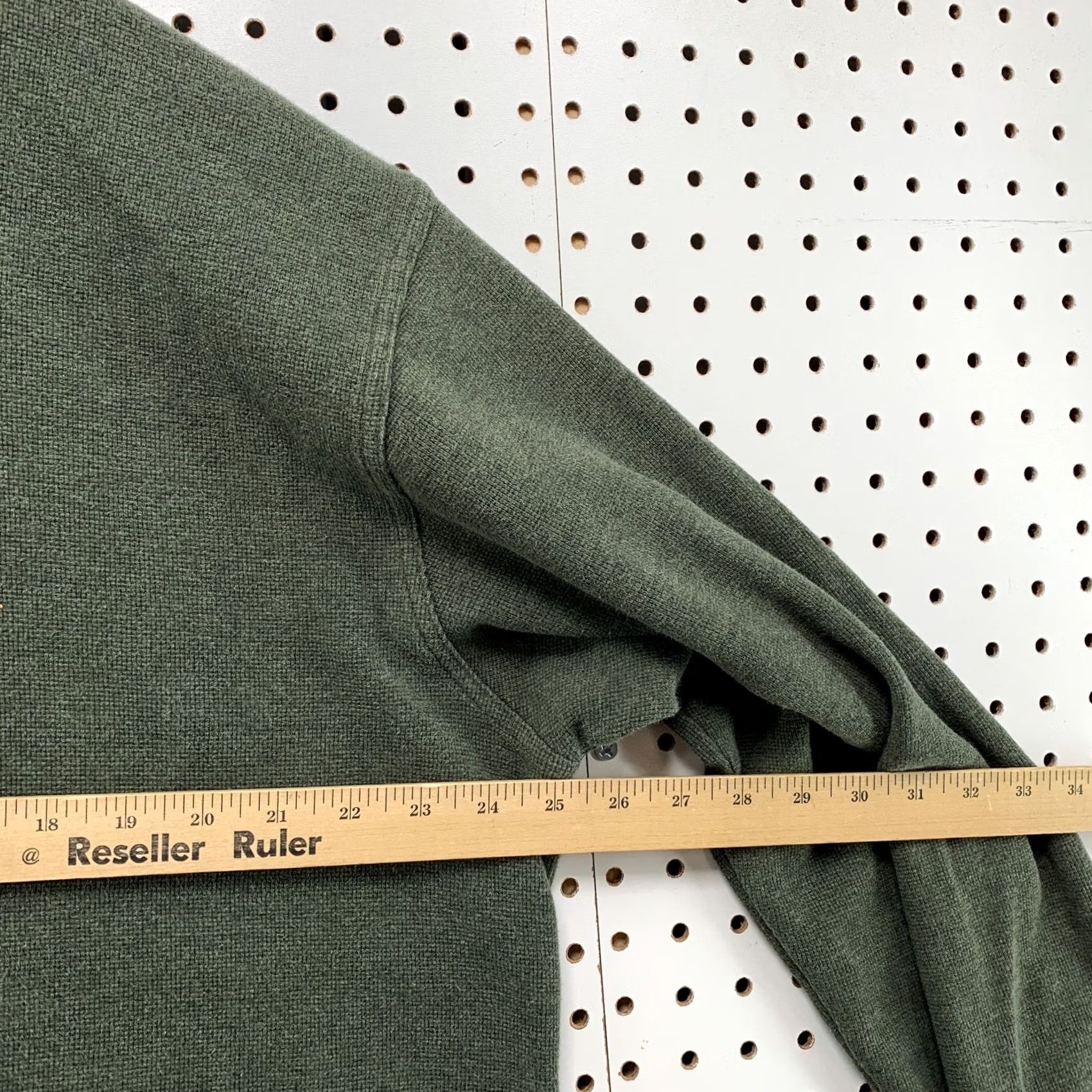 Vintage LL Bean Henley Long Sleeve Green Outdoor Warm Mens Size XL 25x26.5 Size US XL / EU 56 / 4 - 4 Thumbnail
