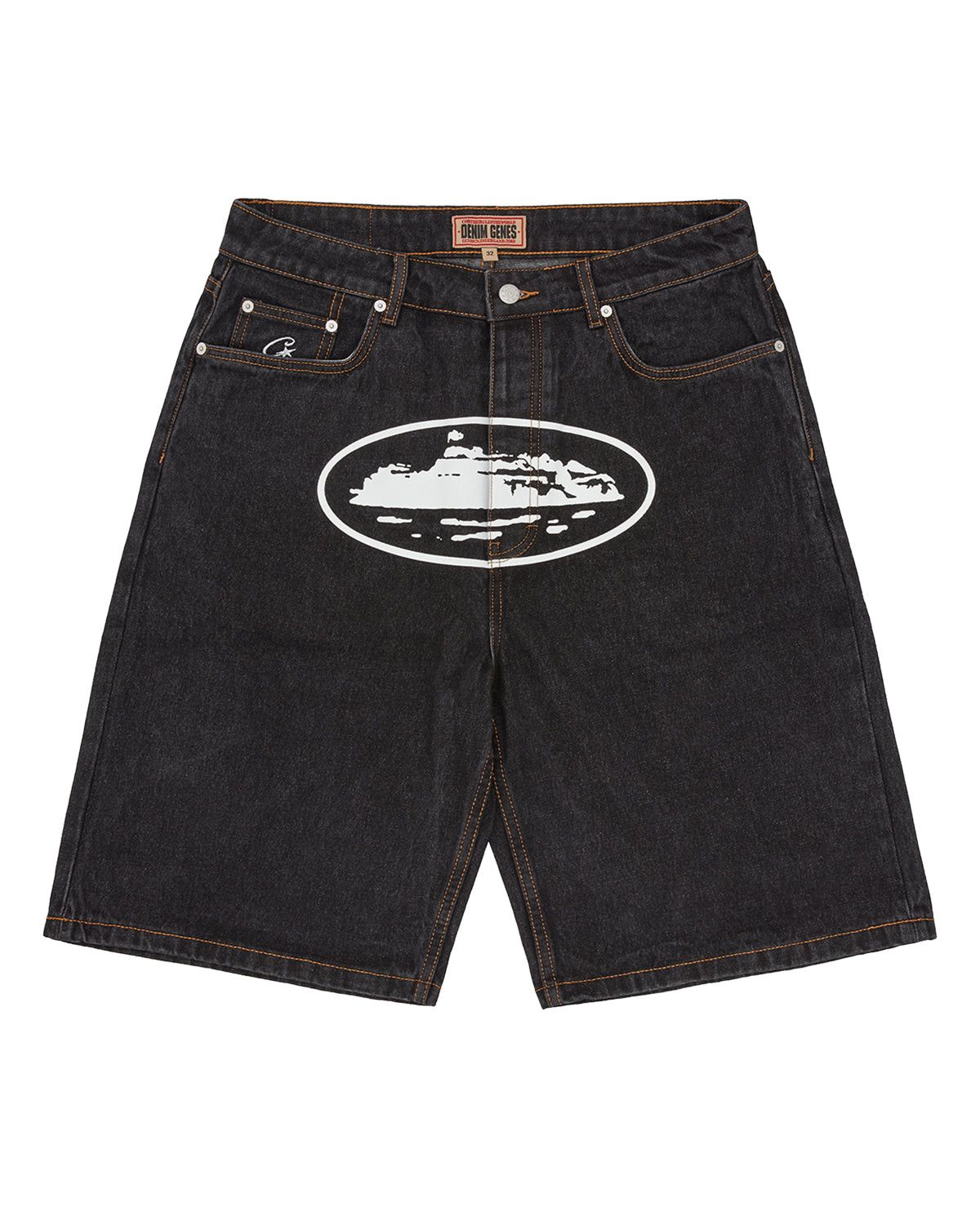 corteizデニムショーツ Corteiz Corteiz C-star denim shorts/jorts - faded blue | Grailed