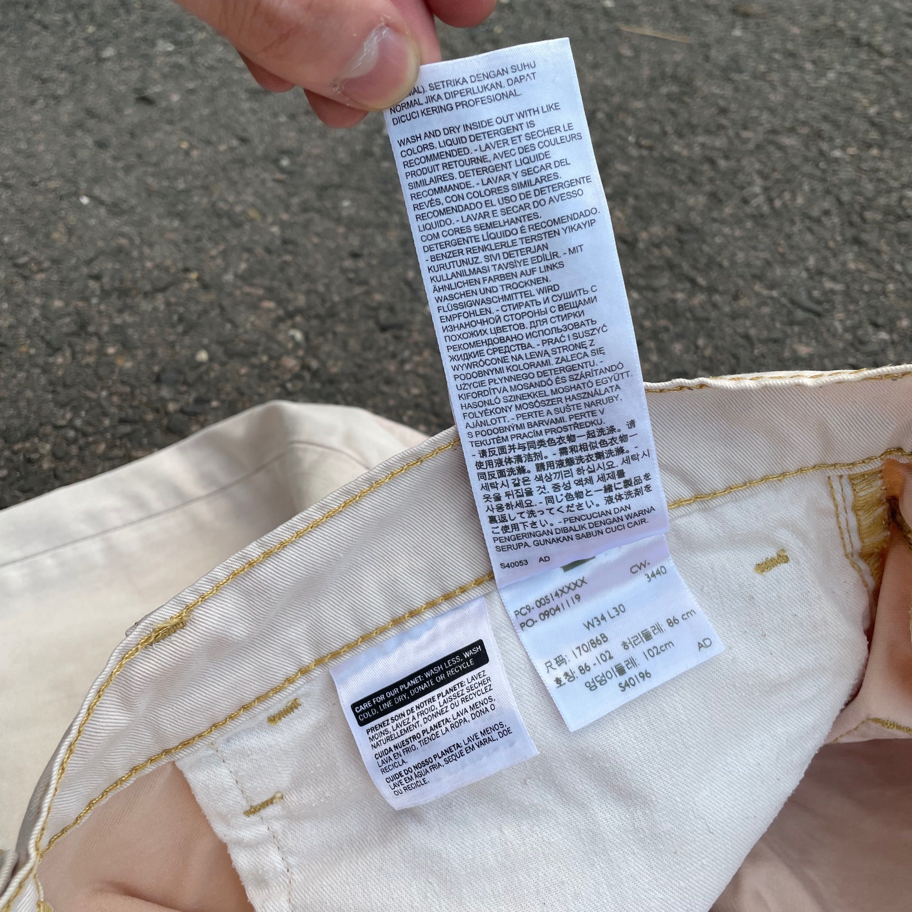 Levi's Levi's custom Art pants 1of1 art distressed y2k rare Size US 34 / EU 50 - 12 Thumbnail